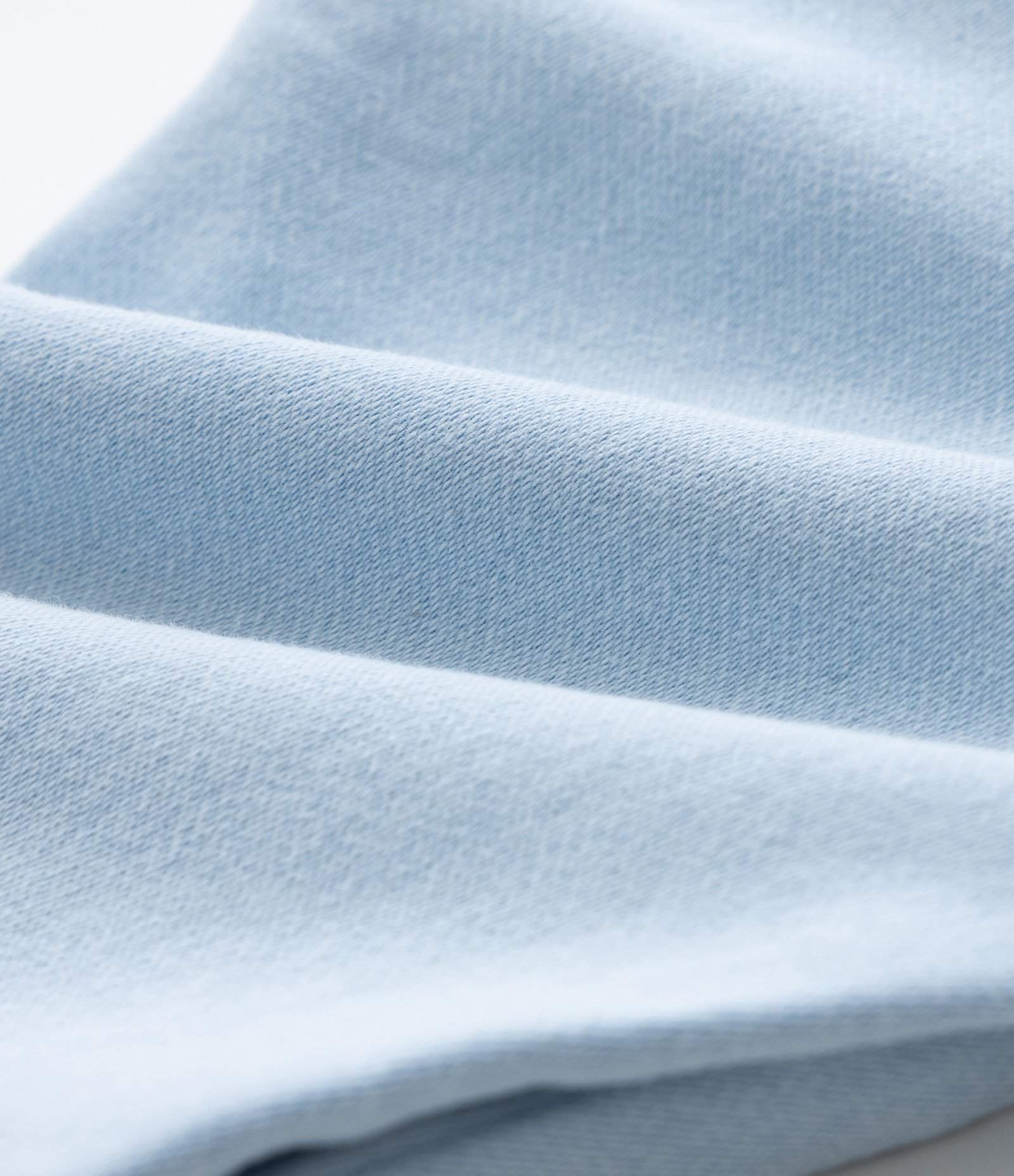 Calça Infantil em Jeans com Cós Elástico e Lacinho – Tam 3 a 18 Meses Azul Claro 3