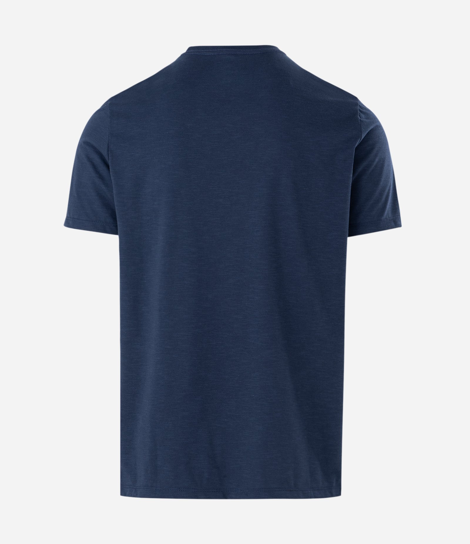 Camiseta Regular em Algodão com Estampa de Montanha Azul 5