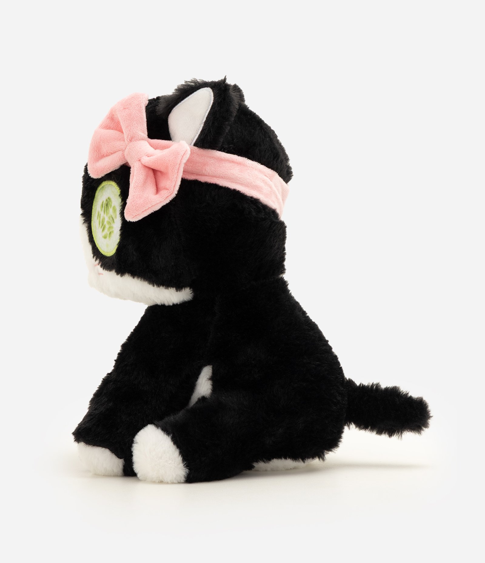 Bicho de Pelúcia com Formato de Gato Preto 2