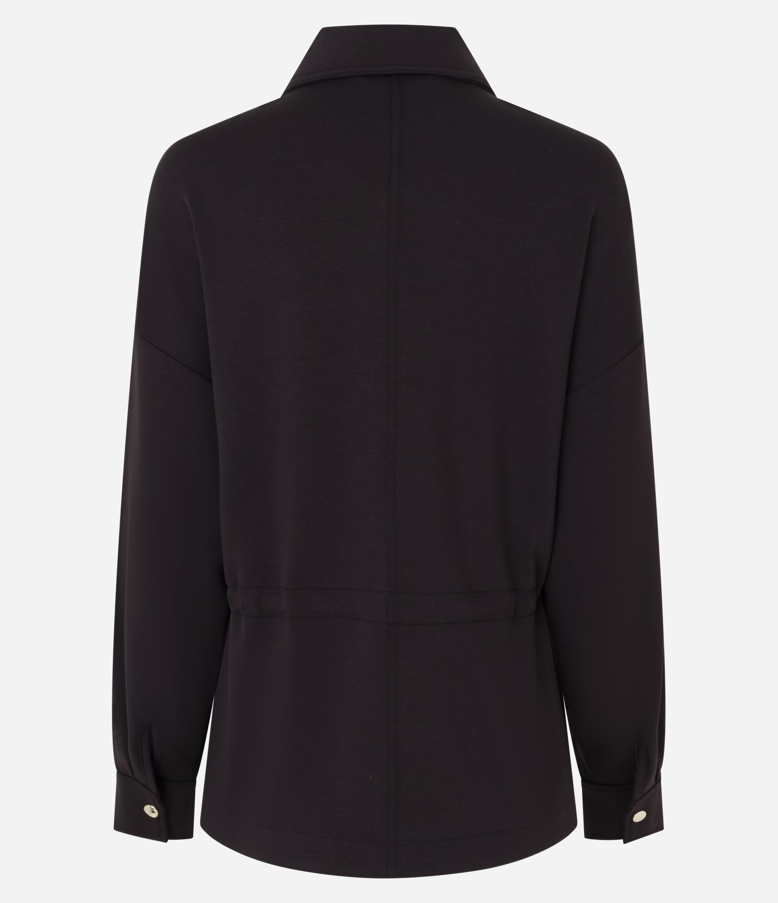 Jaqueta Parka em Modal com Zíper e Cordão Ajustável Marrom 6