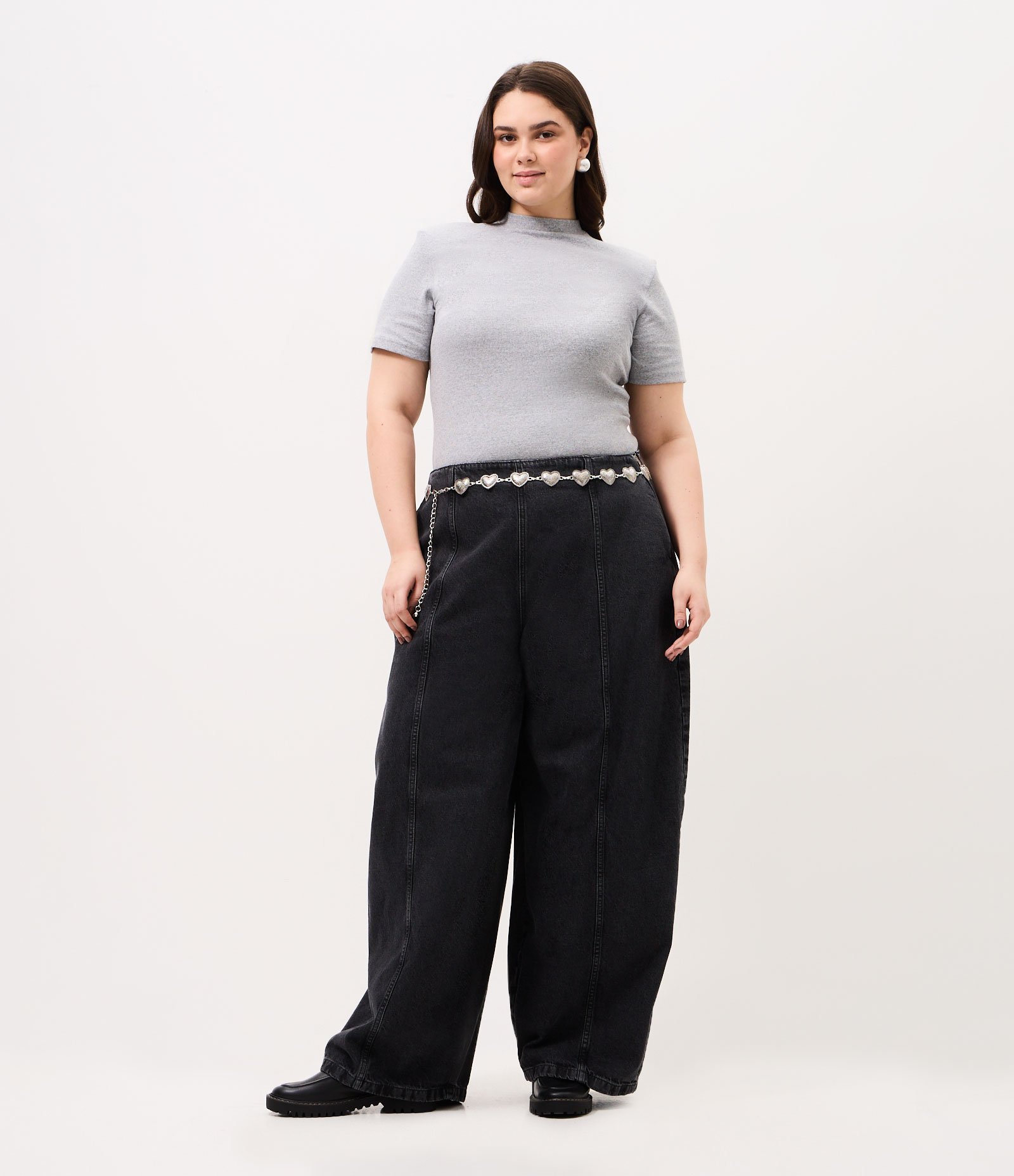 Cinto Metal Texturizado com Corações Curve & Plus Size Prata 4