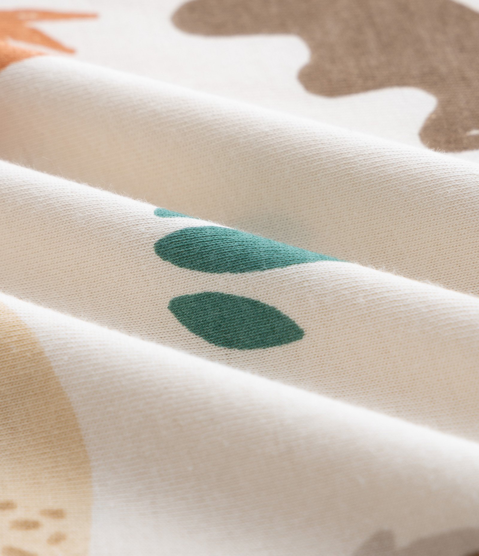 Camiseta Infantil com Estampa de Animais – Tam 1 a 5/6 Anos Bege Claro 3