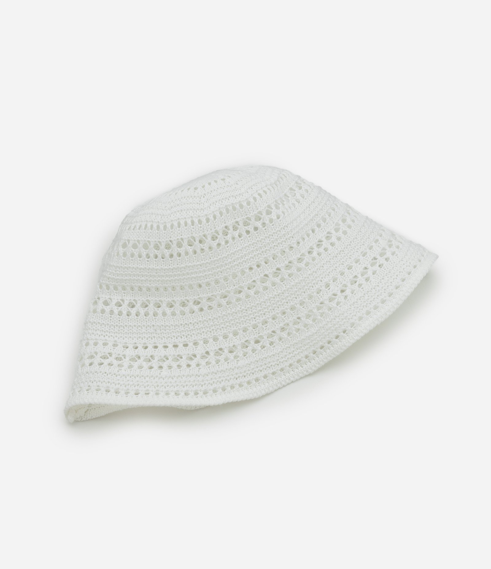 Chapéu Bucket Crochê Branco 4