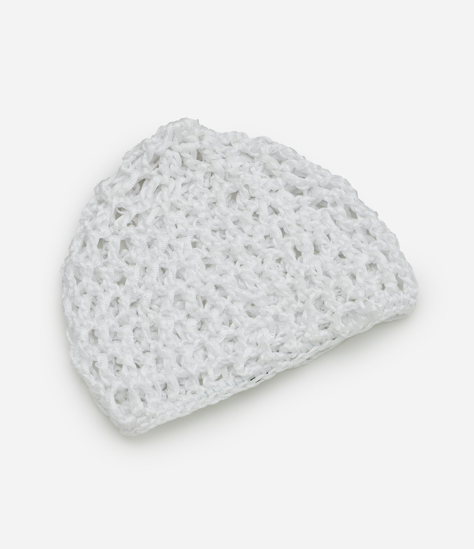 Touca em Crochê Liso Branco 1