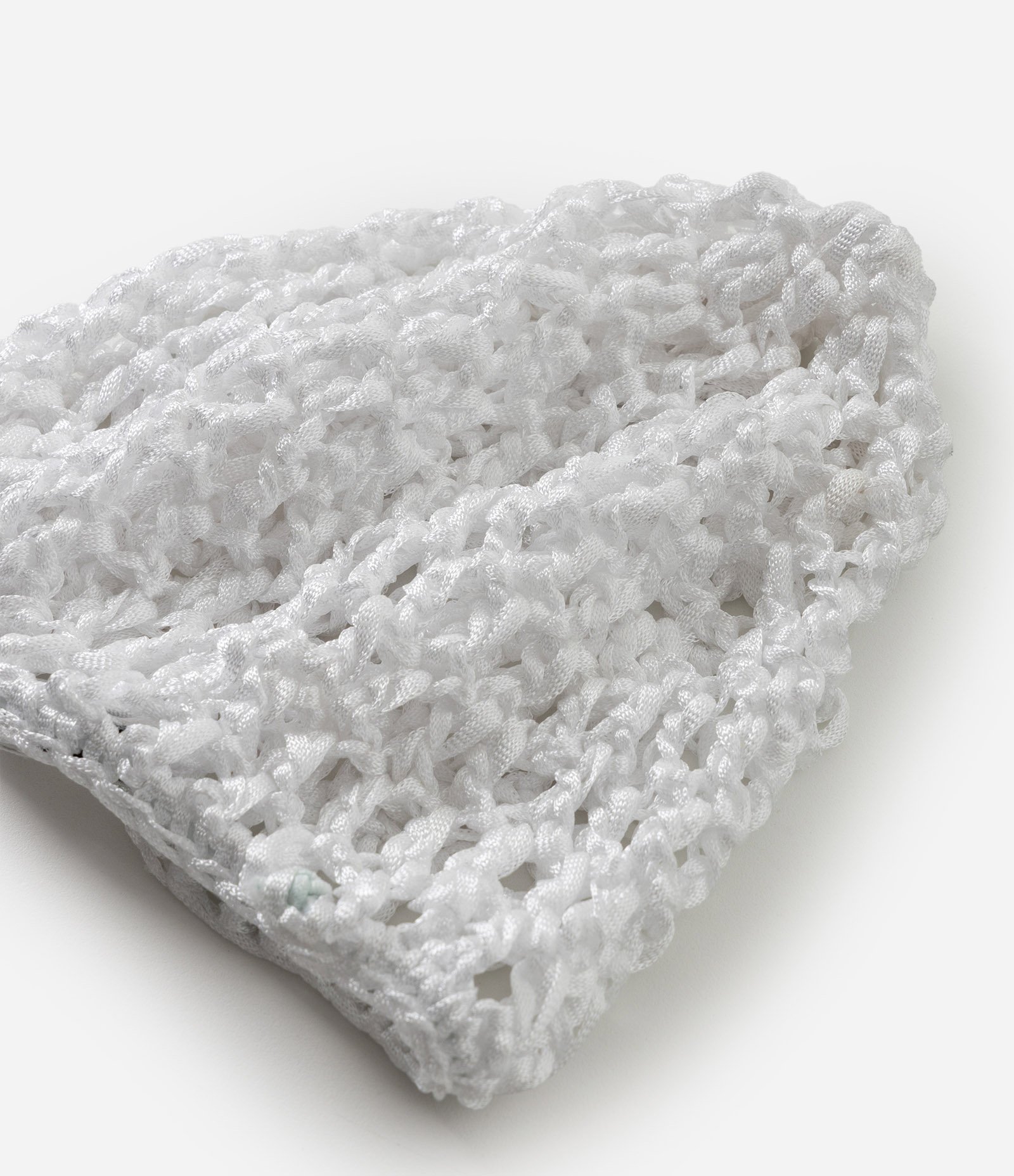 Touca em Crochê Liso Branco 2