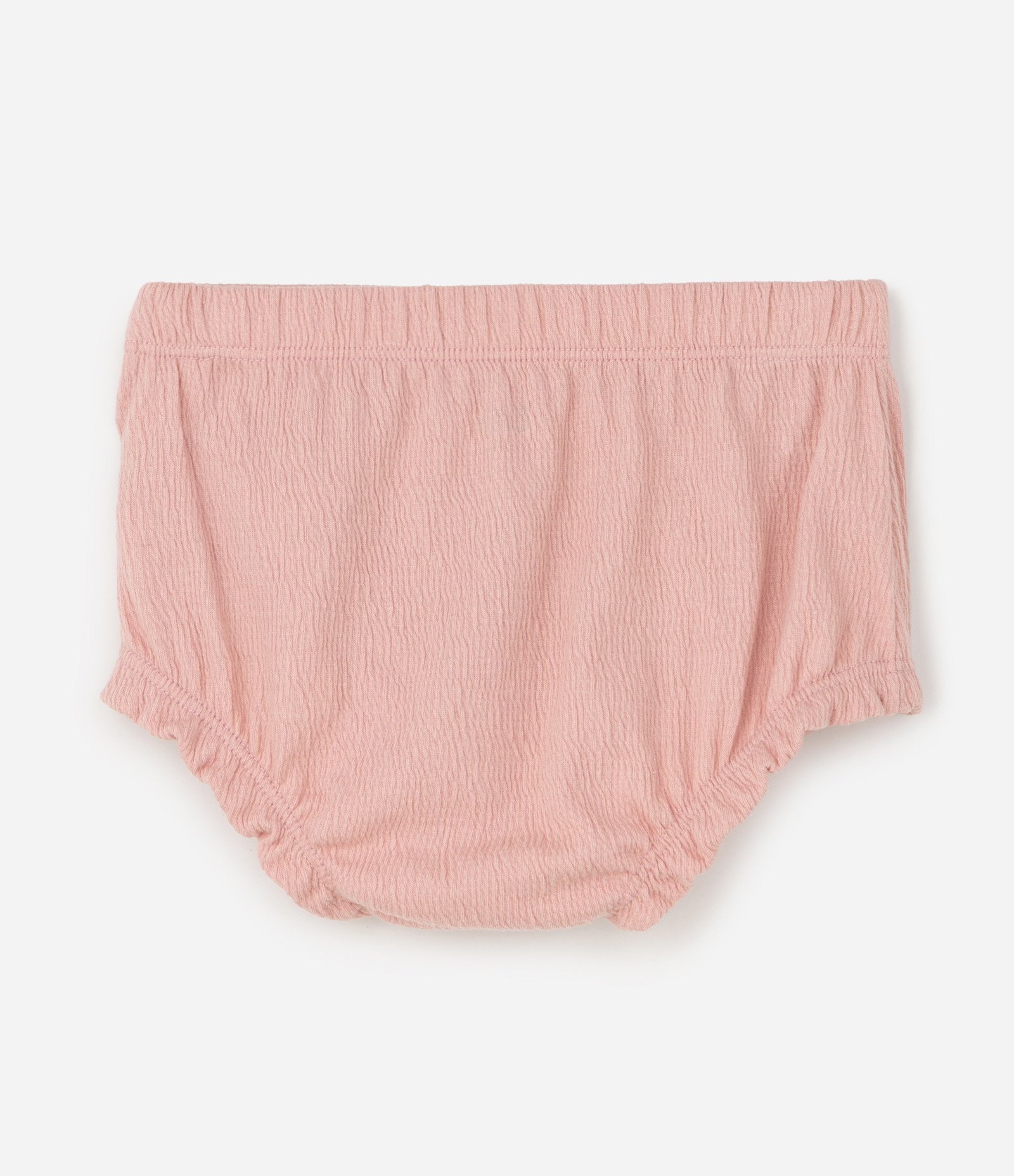 Conjunto Infantil em Anarruga com Bordado Floral – Tam 0 a 18 Meses Rosa 6