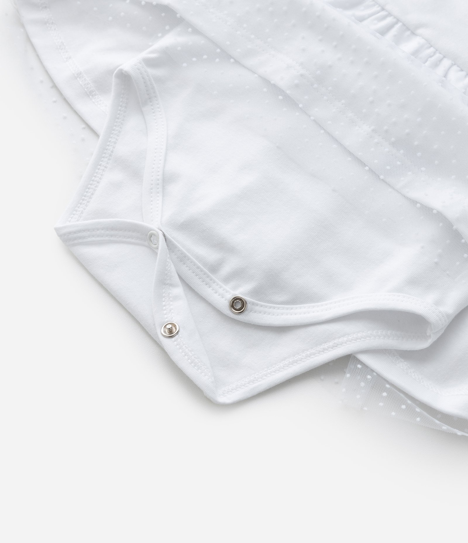 Vestido Body Infantil com Coelhinha e Faixa de Cabelo - Tam 0 a 18 Meses Branco 8