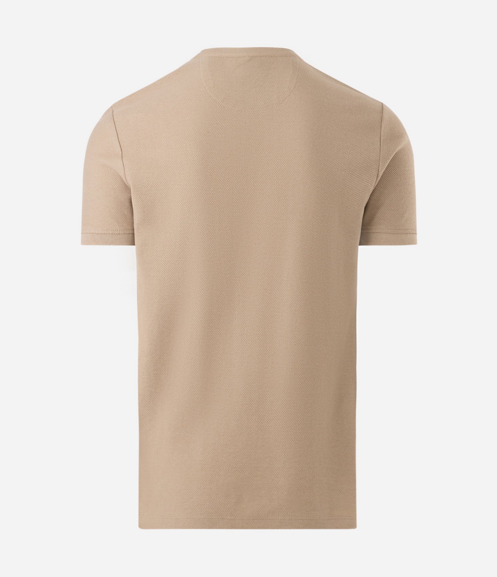 Camiseta Polo Slim em Piquet Texturizado Marrom 2