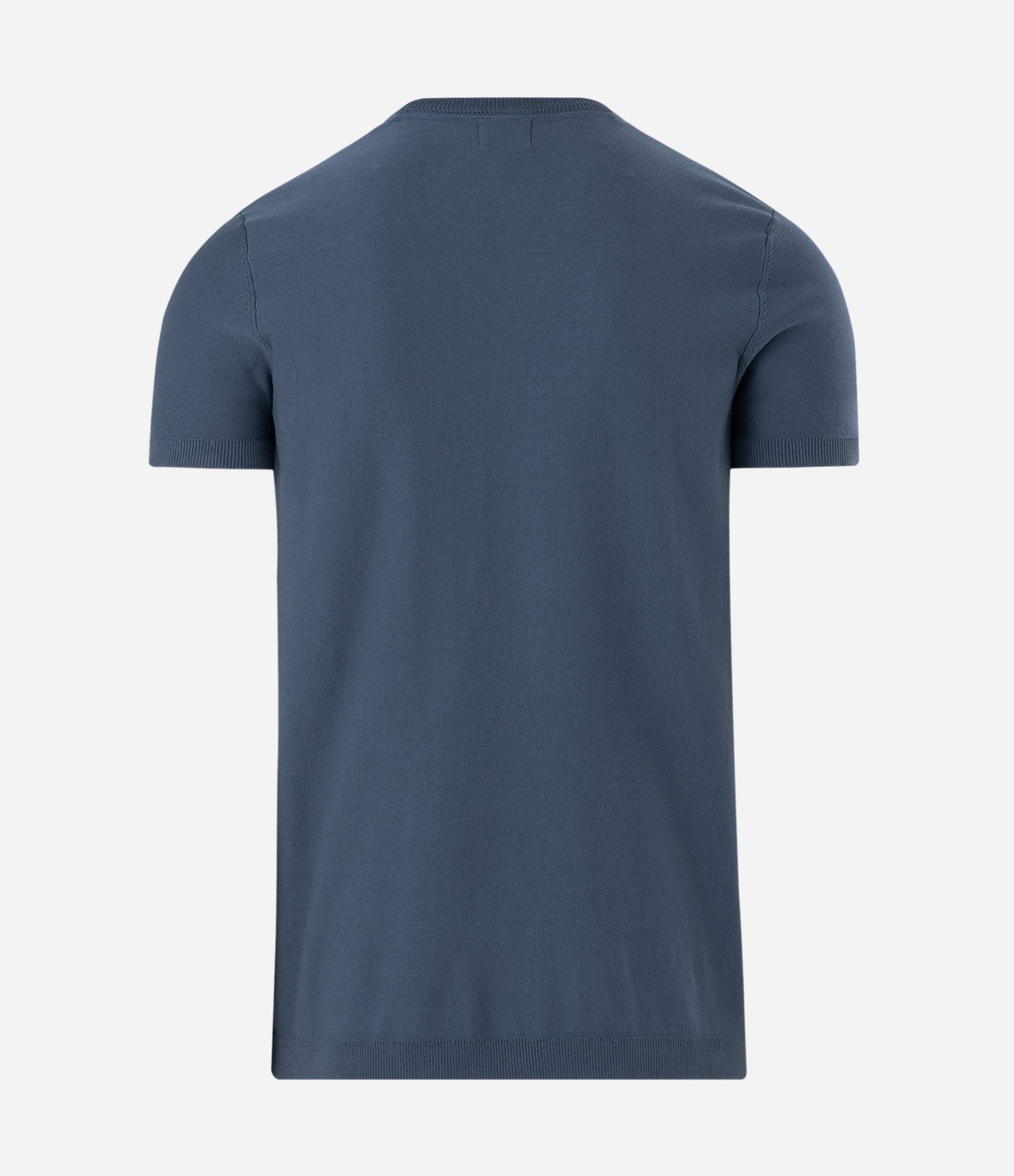 Camiseta Manga Curta Retilínea Slim Azul 5
