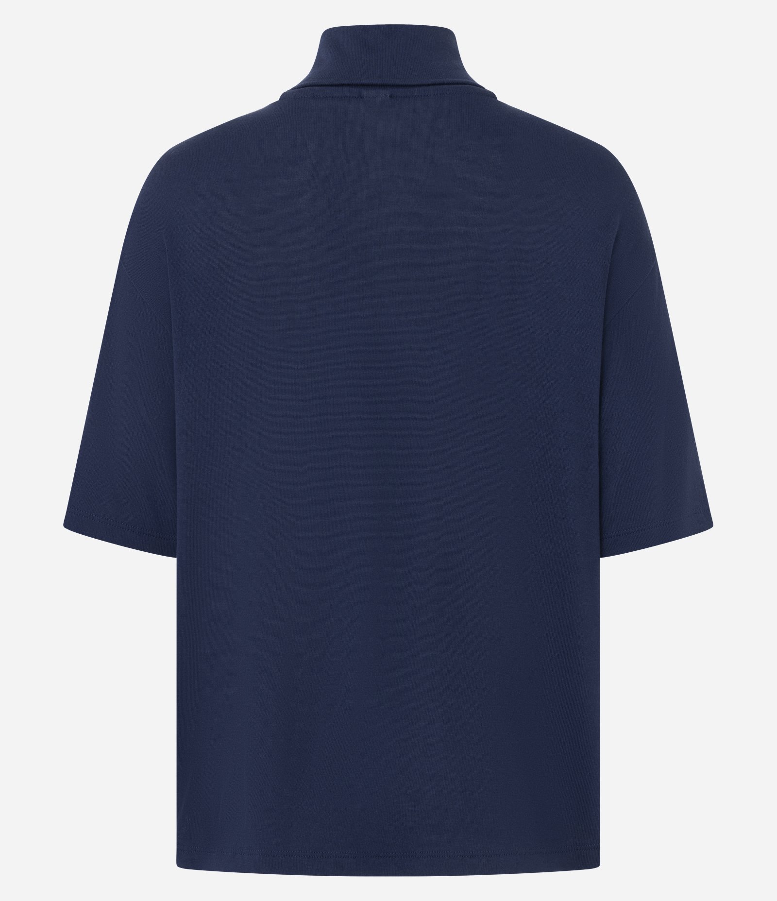 Blusa em Tricô com Gola Laço Azul 7