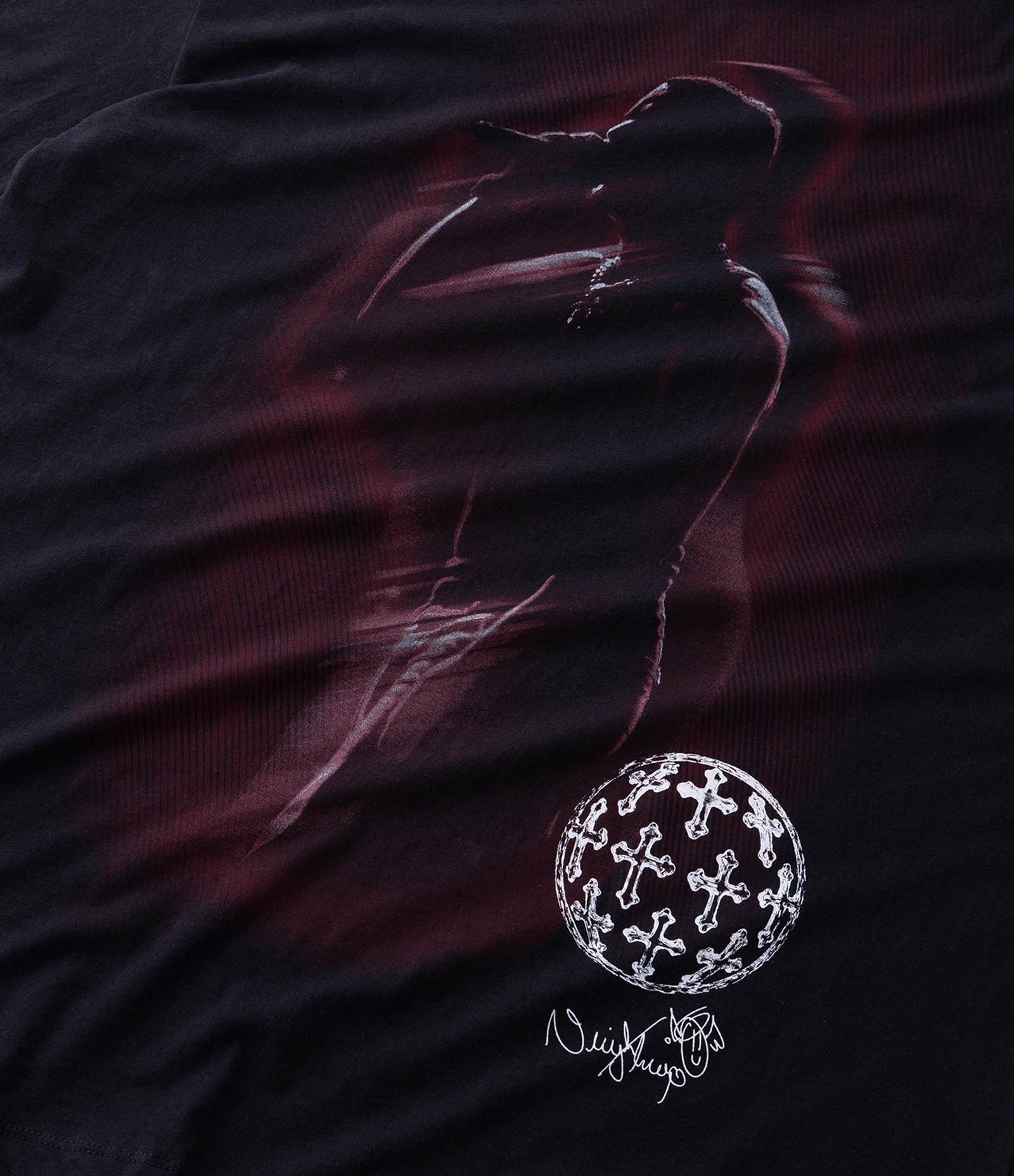 Camiseta Relaxed em Algodão com Estampa Veigh Preto 12