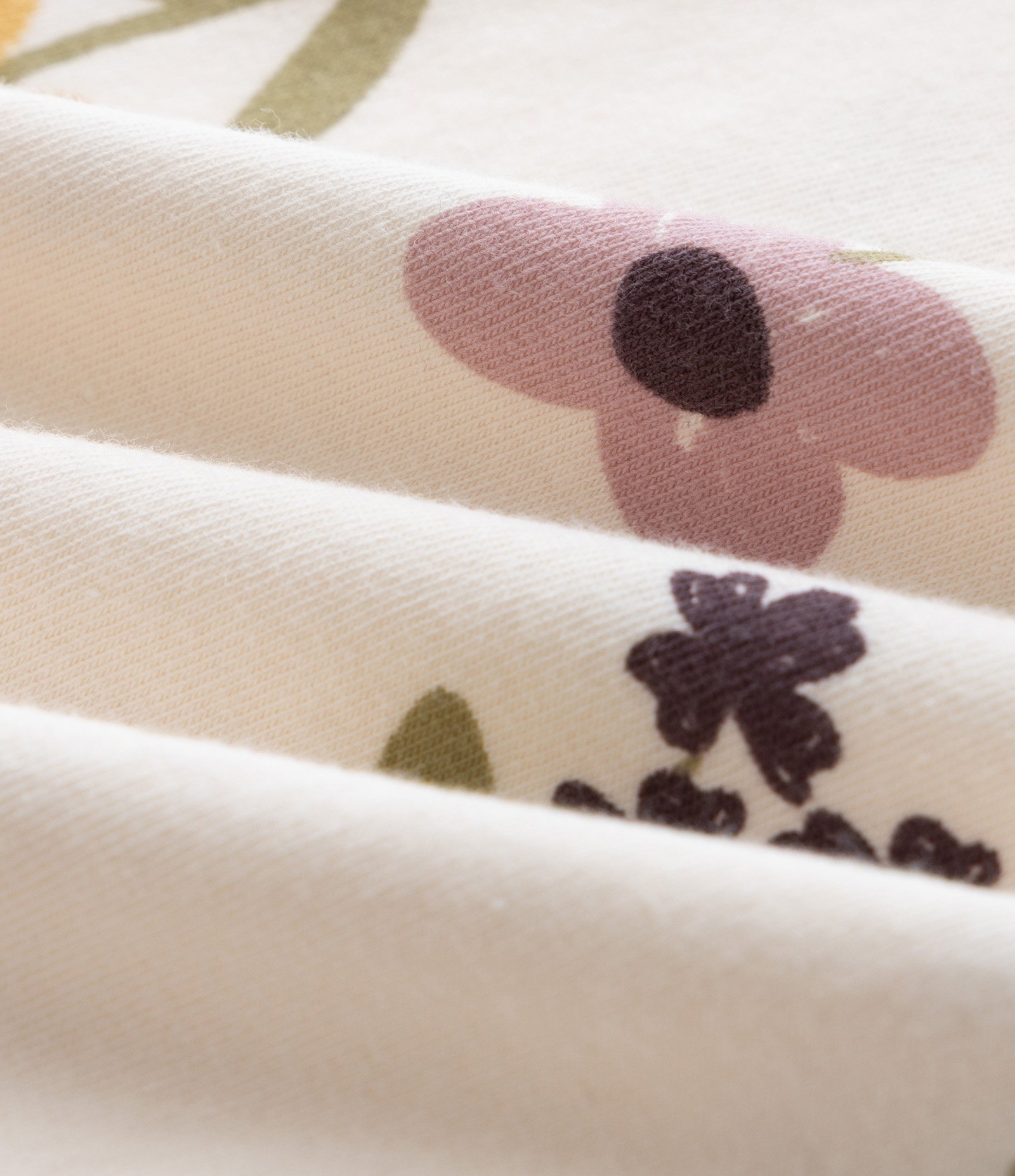 Body Infantil com Estampa Floral – Tam 0 a 18 Meses Off White 3