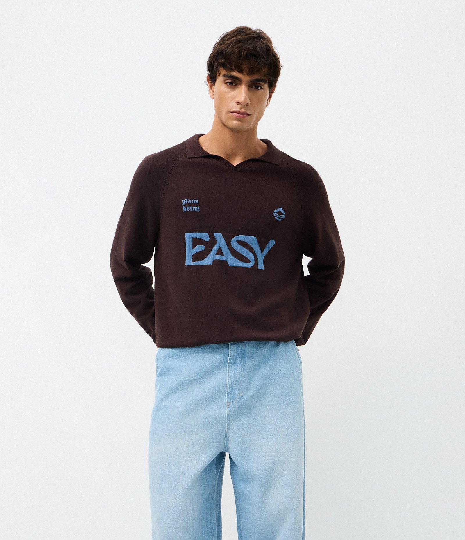 Calça Skater em Jeans Azul 4