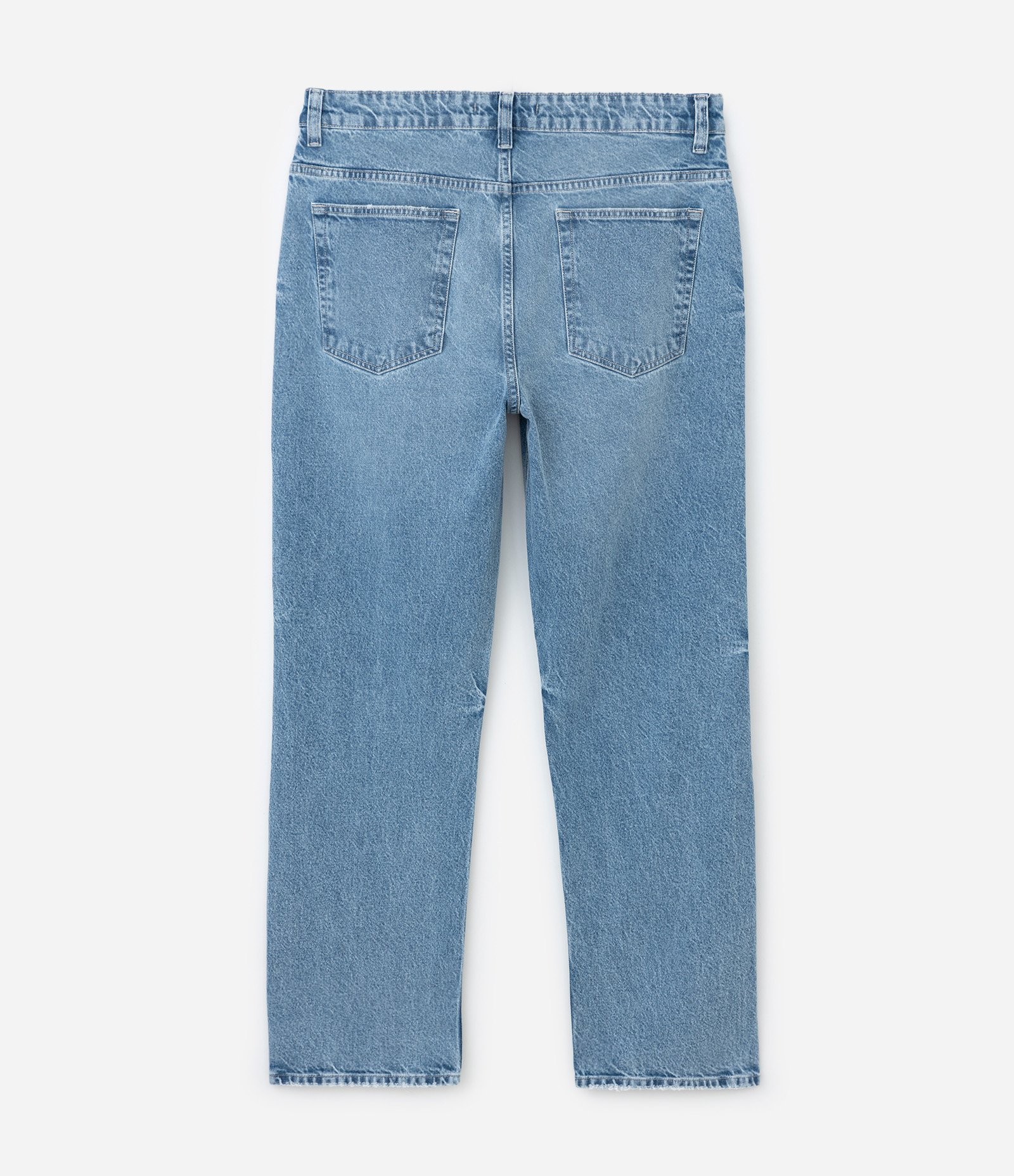 Calça em Jeans Reta Vintage Azul 2