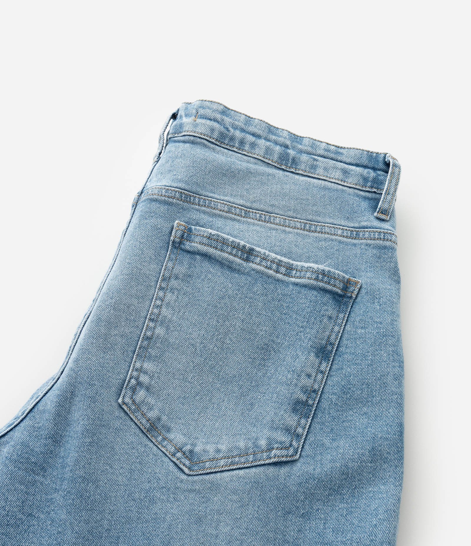 Calça Slim Cropped em Jeans Azul 3