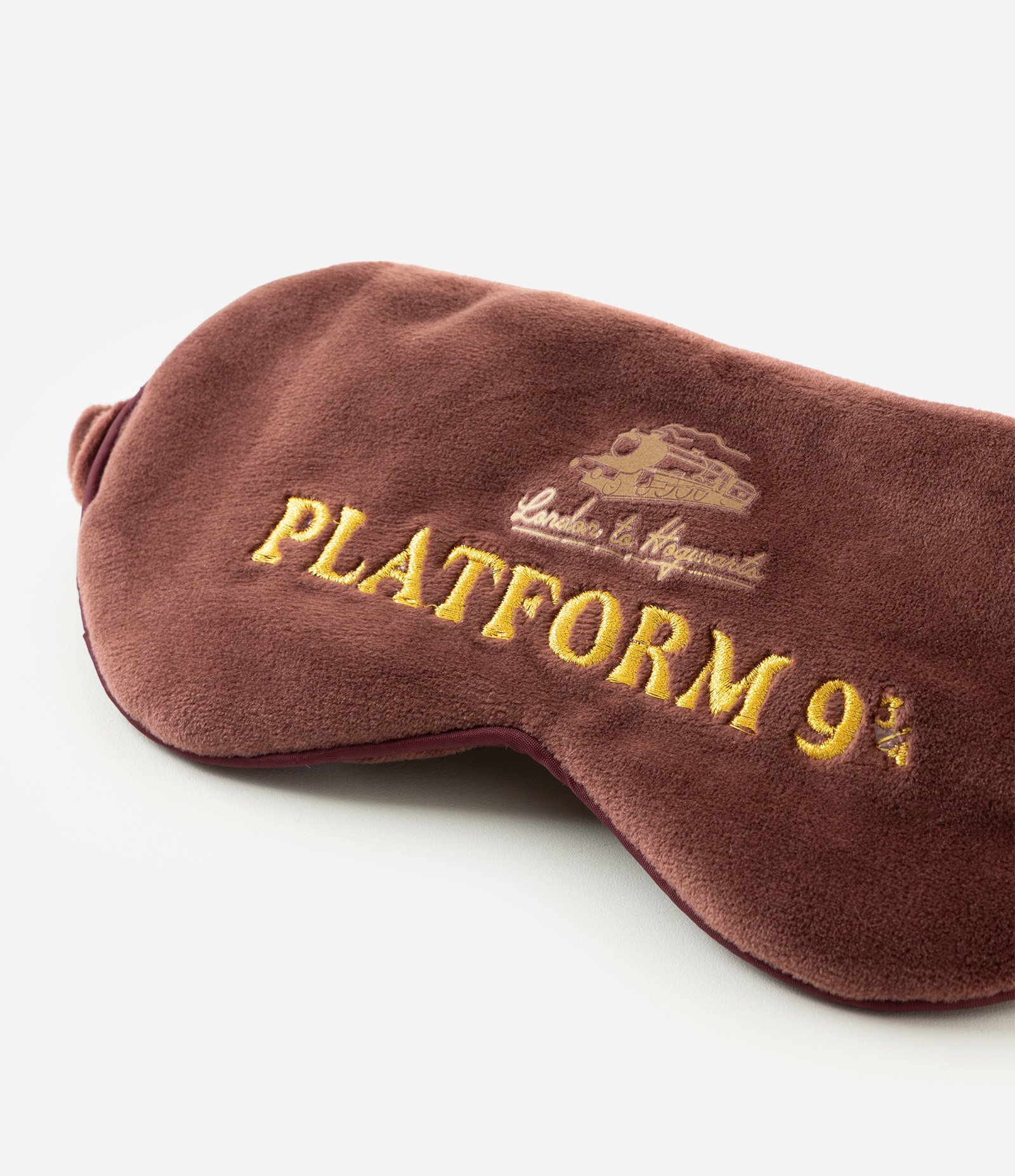 Travesseiro de Viagem com Máscara de Dormir Estampa Harry Potter Vermelho Escuro 9