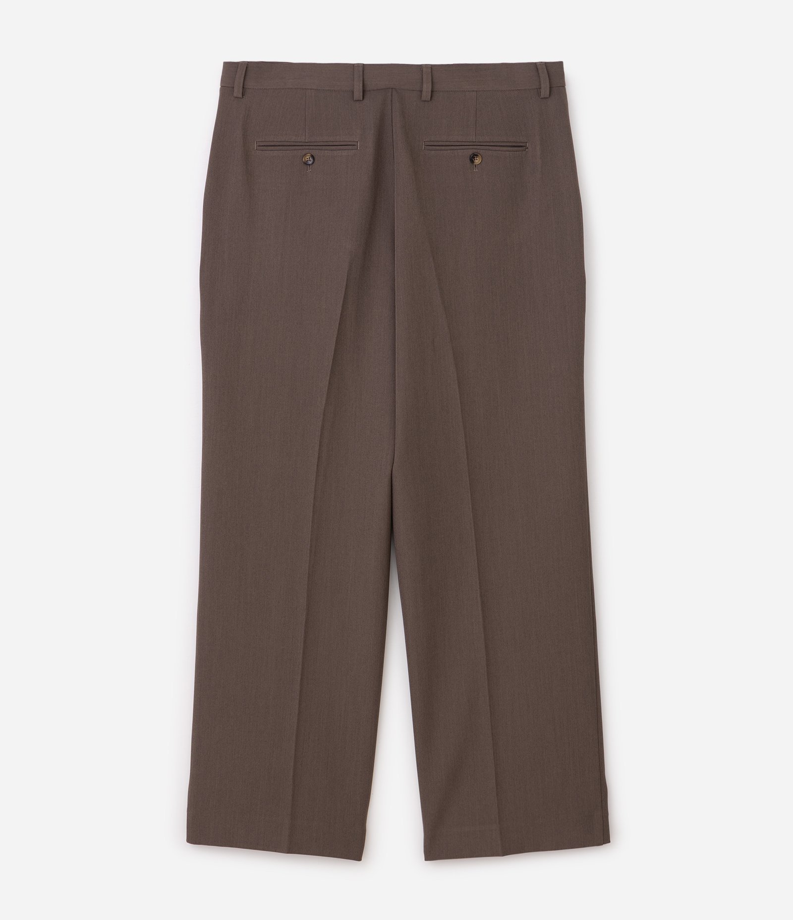 Calça Wide Leg Alfaiatada com Pregas Frontais Marrom 11