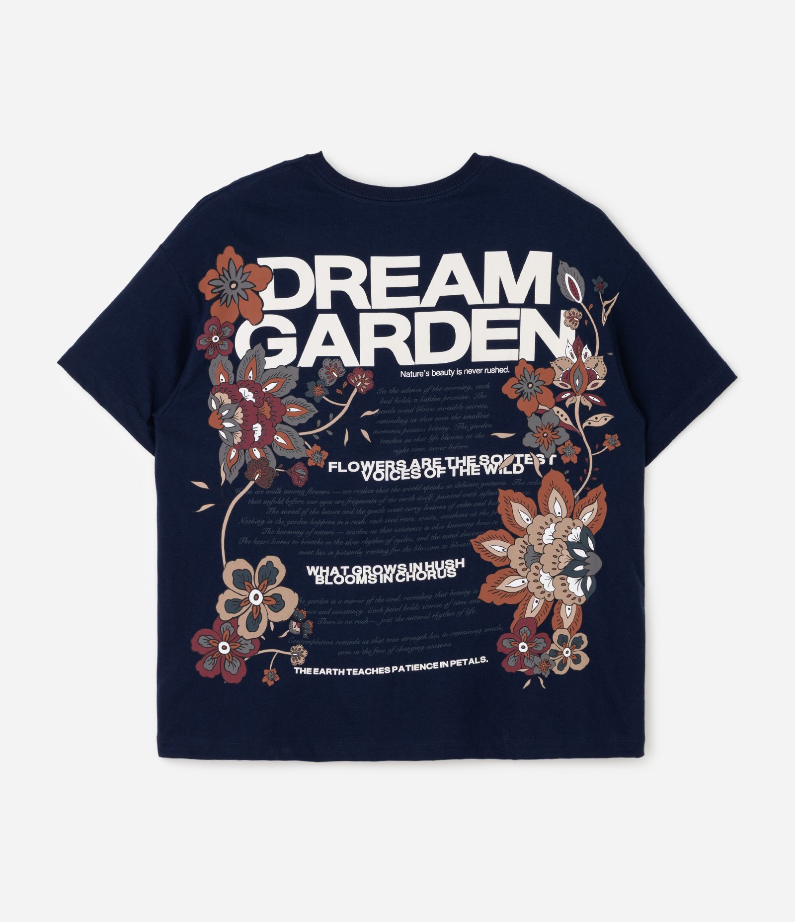 Camiseta Oversized Dream Garden Curve & Plus Size Azul 6