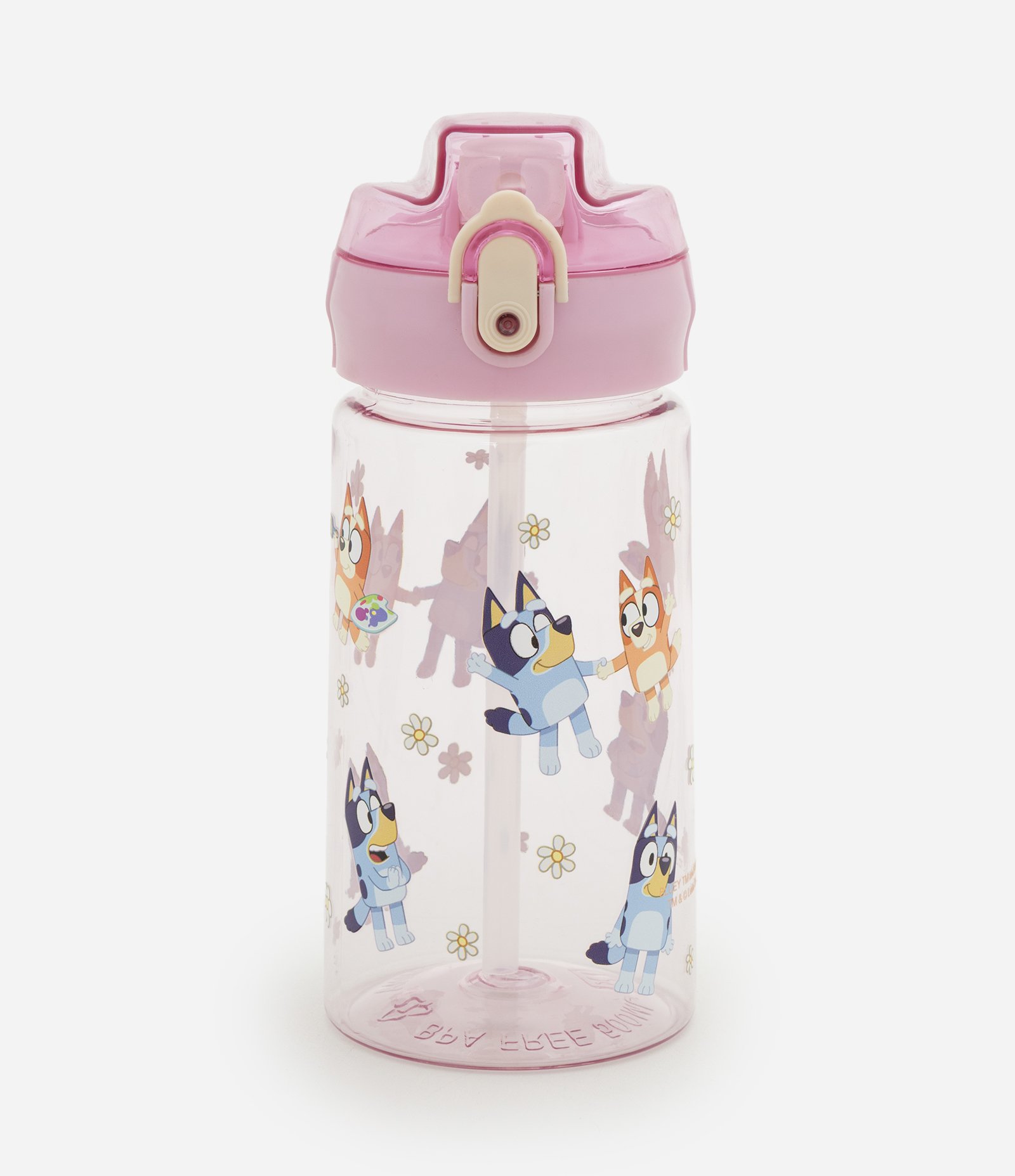 Garrafa em Plástico com Estampa Bluey 470ml Rosa 1