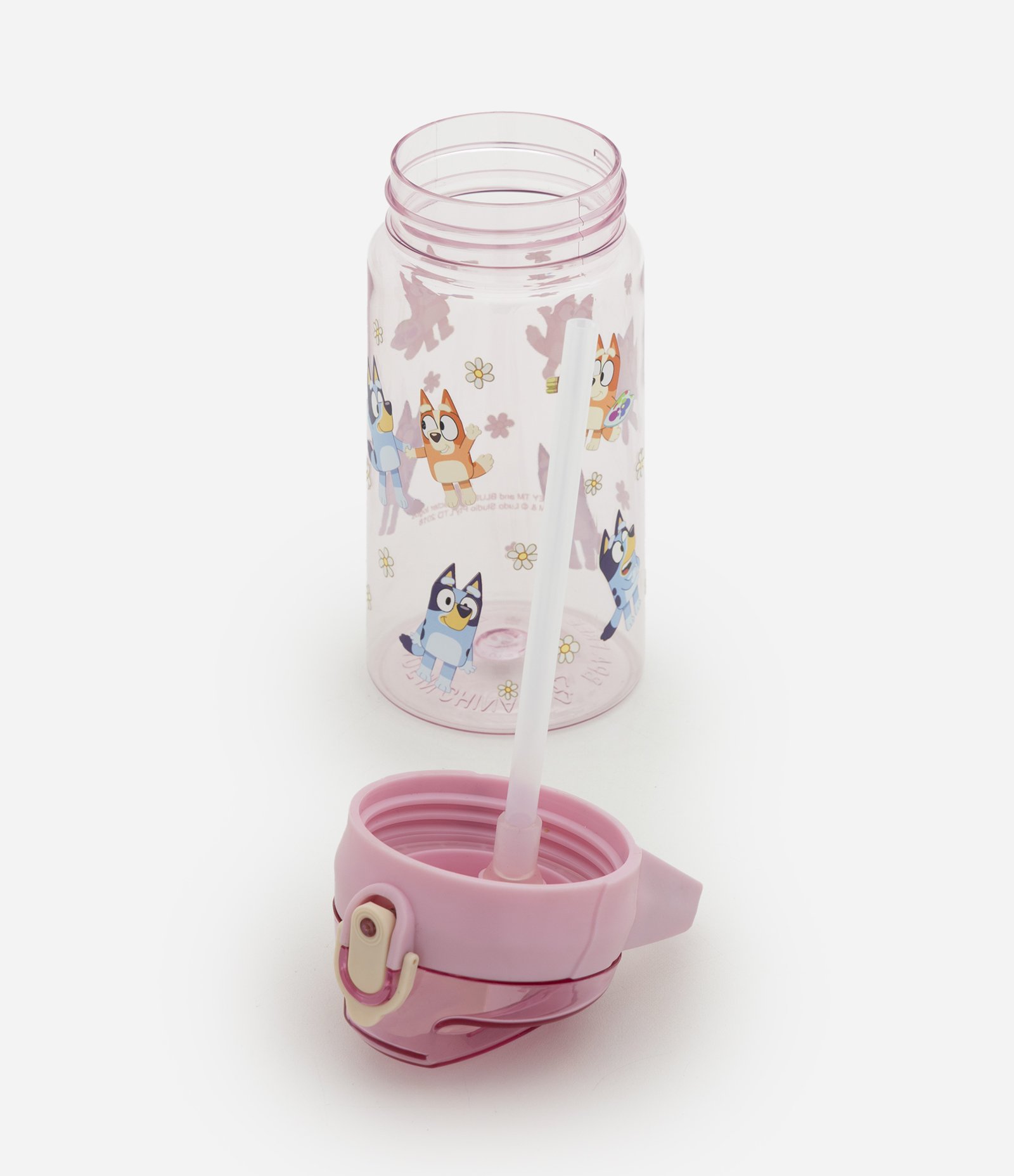 Garrafa em Plástico com Estampa Bluey 470ml Rosa 2