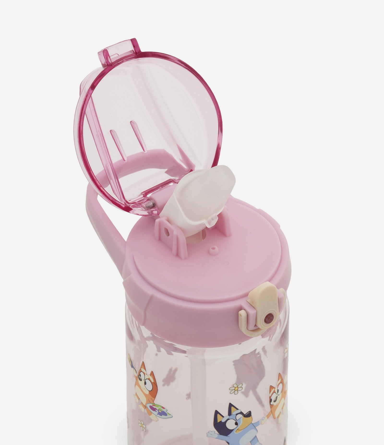 Garrafa em Plástico com Estampa Bluey 470ml Rosa 3