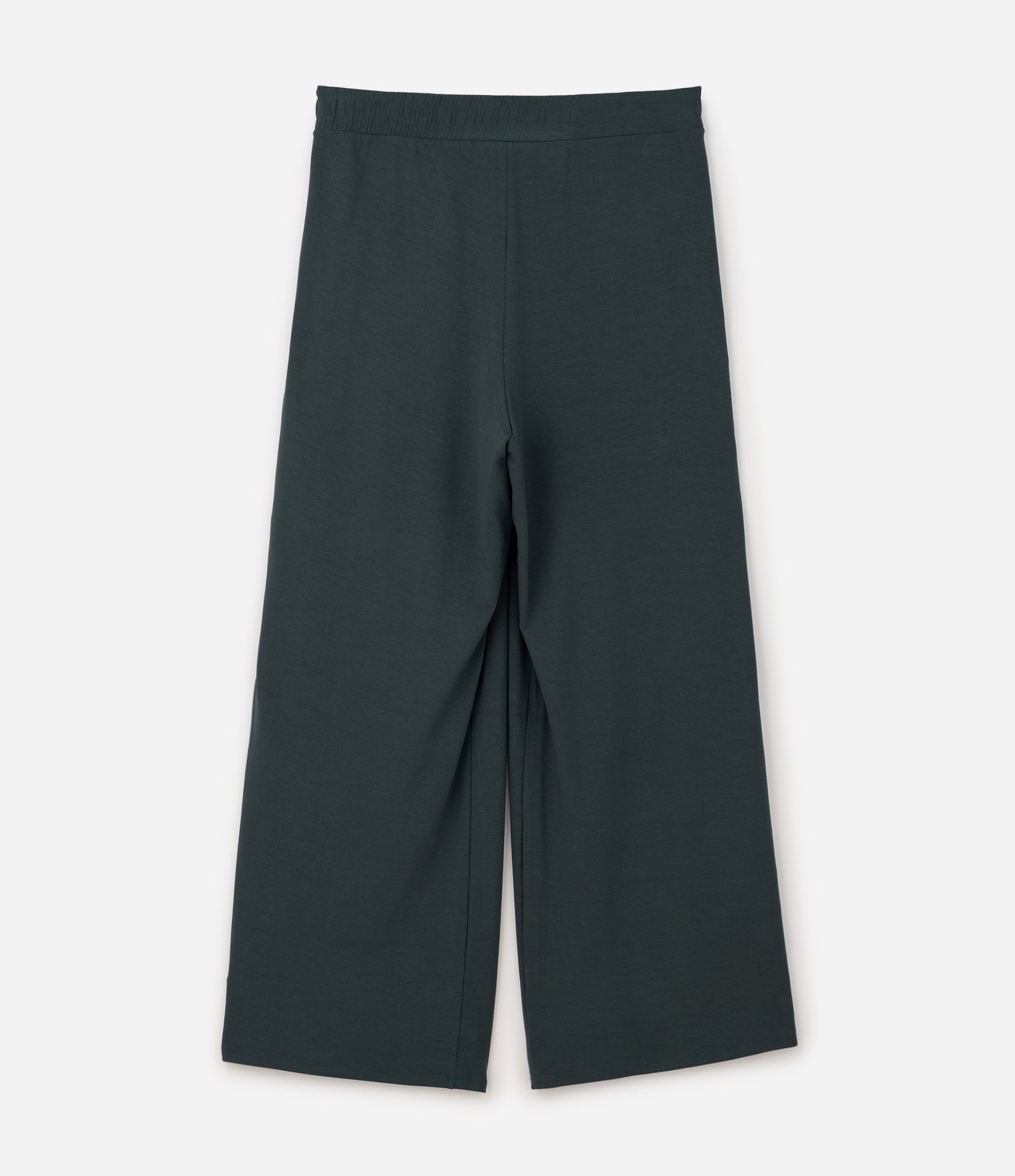 Calça Esportiva Wide Leg em Moletinho Curve & Plus Size Azul 2