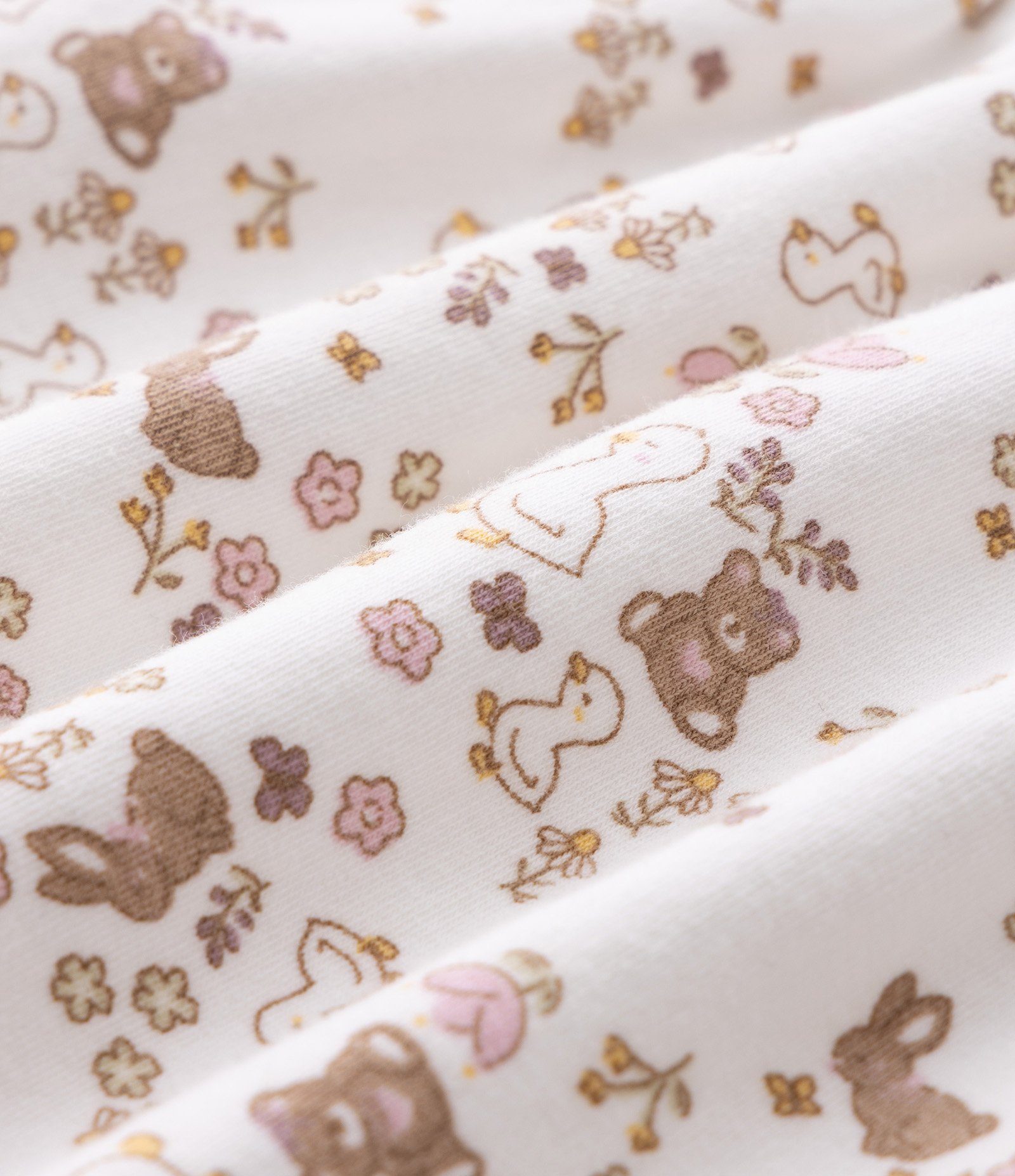Vestido Infantil Floral com Colete - Tam 0 a 18 Meses Off White 3
