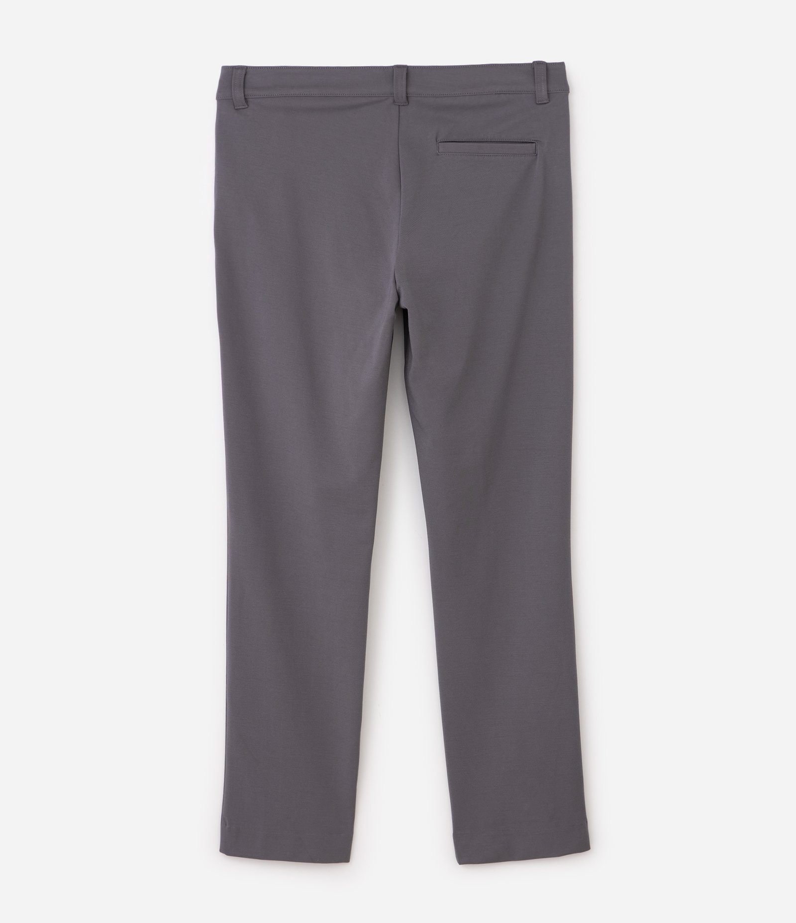 Calça Slim em Sarja Performance Cinza 9