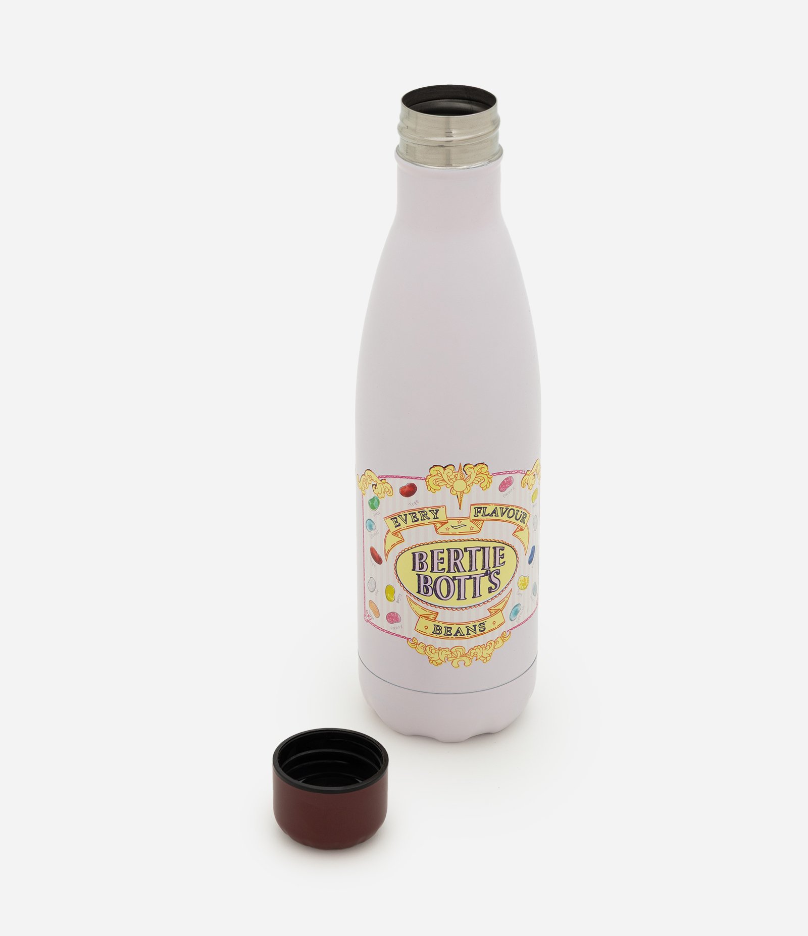 Garrafa em Aço Inoxidável com Estampa Bertie Botts 750ml Rosa Claro 4