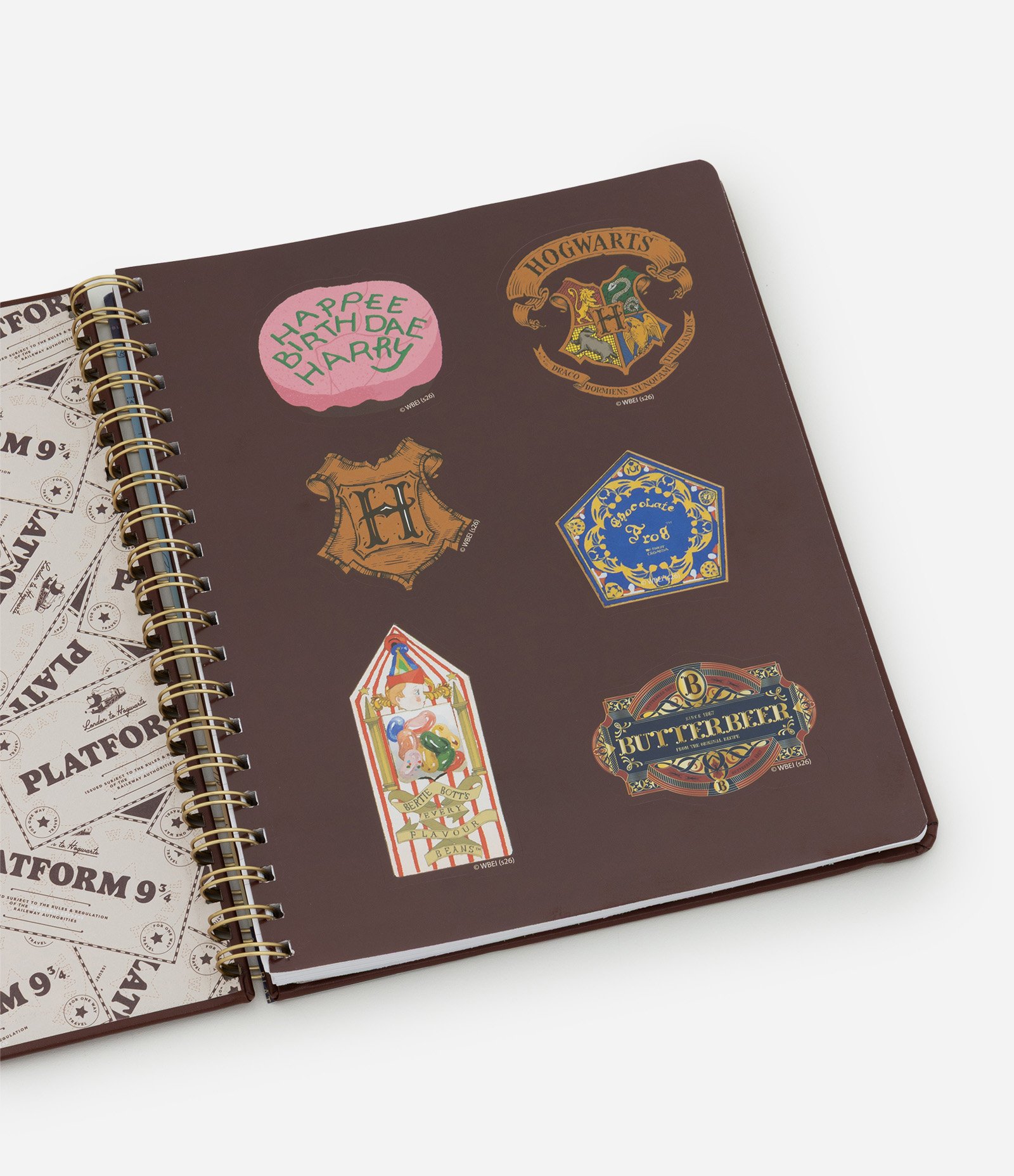 Caderno de Capa Dura Harry Potter Marrom 3