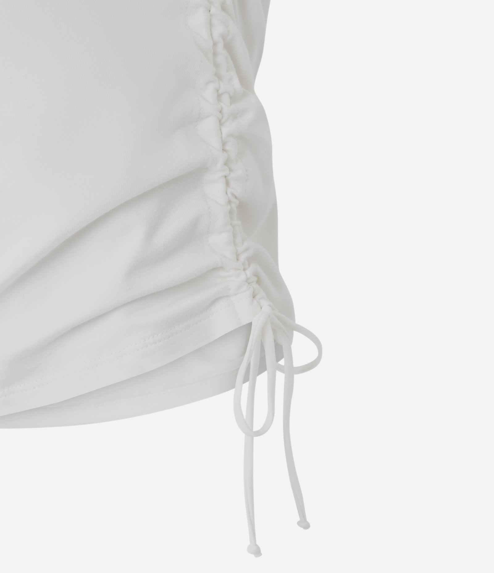 Blusa com Lettering Summer e Amarração Lateral na Barra Branco 3