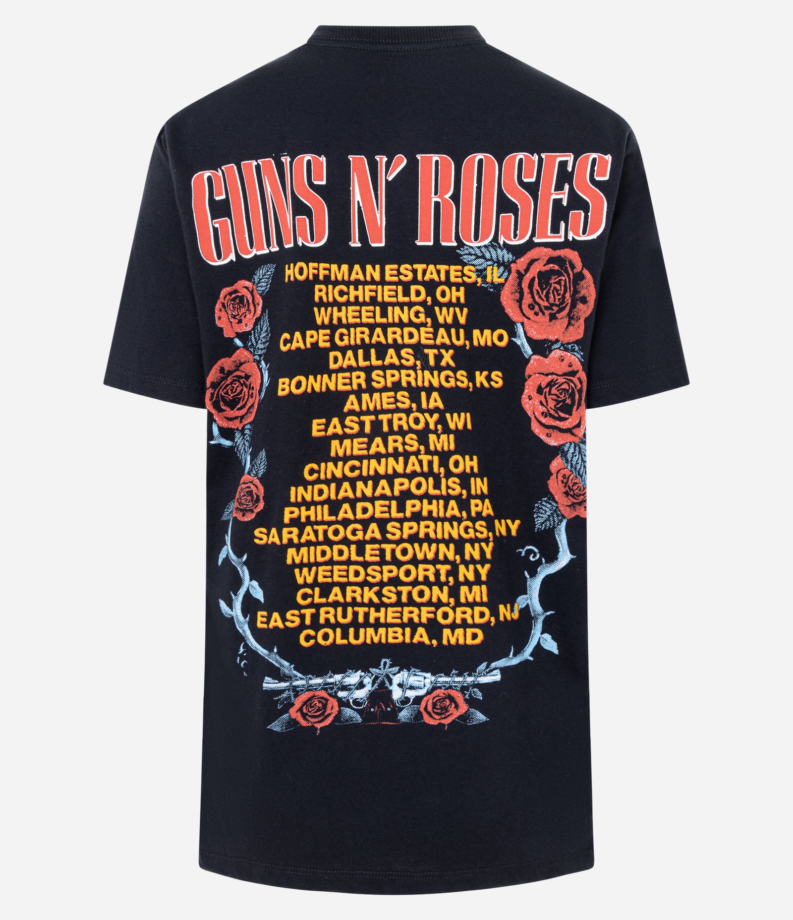 Camiseta em Algodão com Estampa Guns N’ Roses Preto 6