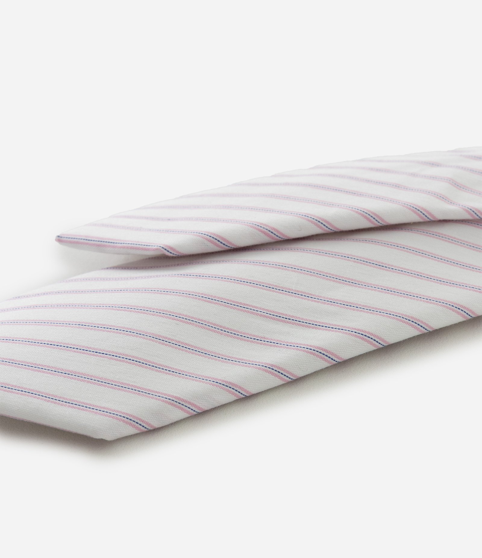 Gravata em Cotton com Estampa Listrada Branco 3