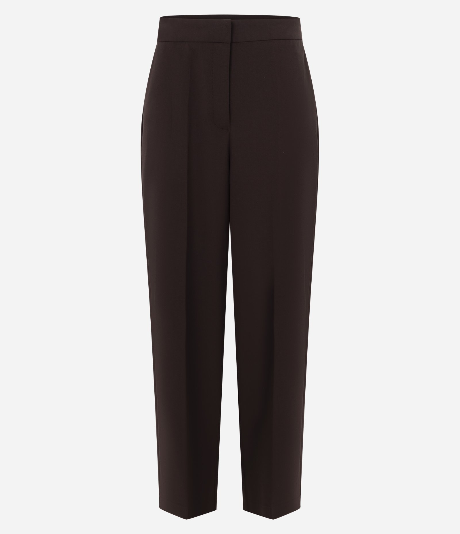 Calça Pantalona em Alfaiataria com Bolso Faca Bordô 5