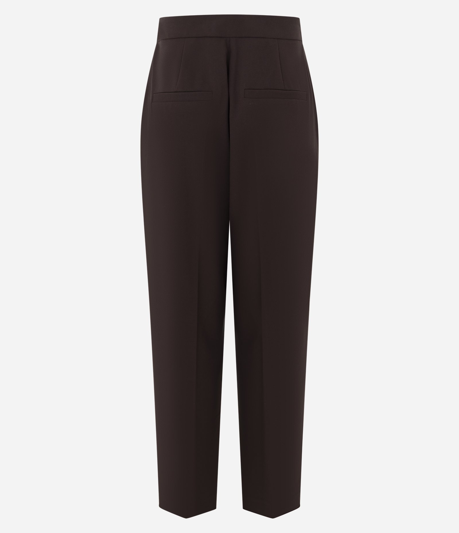Calça Pantalona em Alfaiataria com Bolso Faca Bordô 6