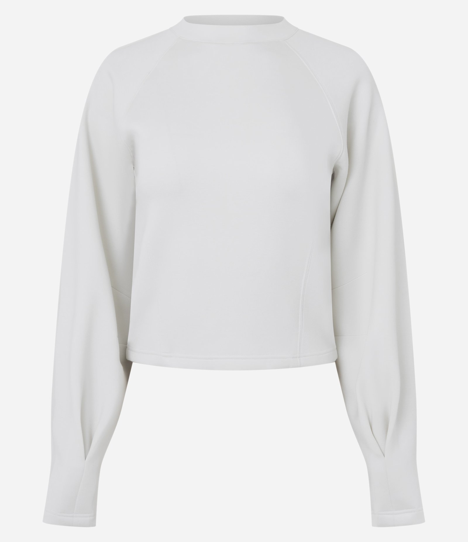 Blusa de Frio Manga Longa em Microfibra Branco 1