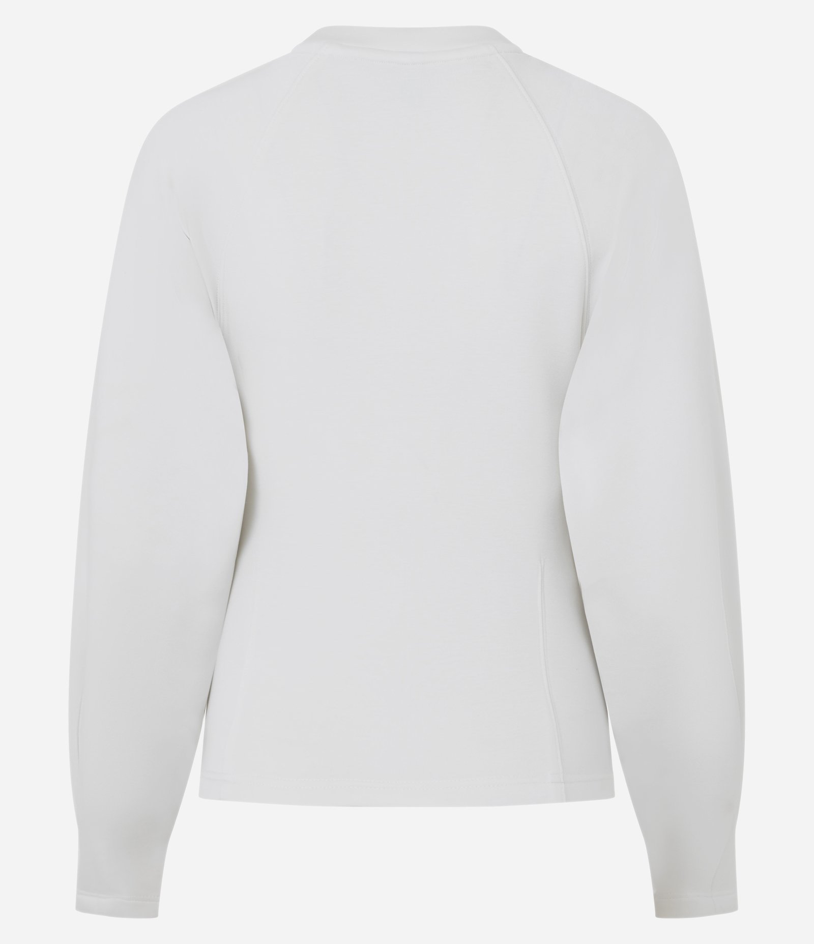Blusa de Frio Manga Longa em Microfibra Branco 2