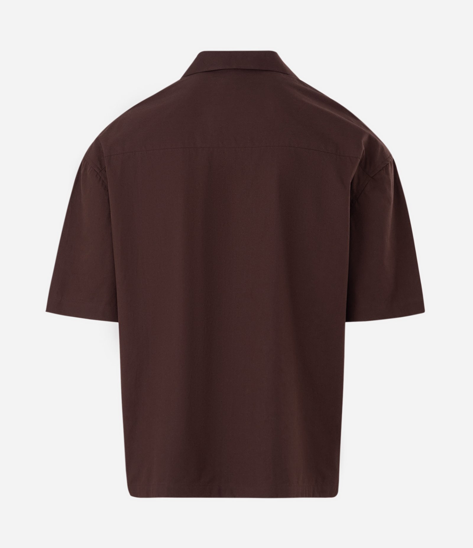 Camisa Bordado Coqueiro Conchas Marrom 6