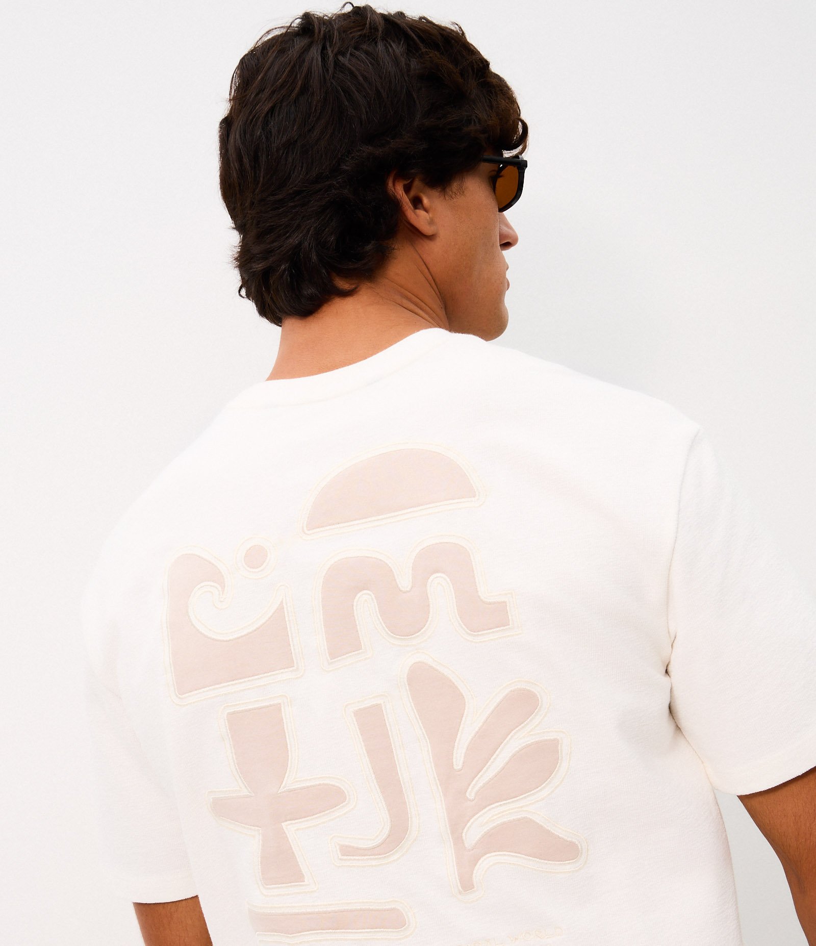 Camiseta Relaxed Estampa Outdoor Branco 1