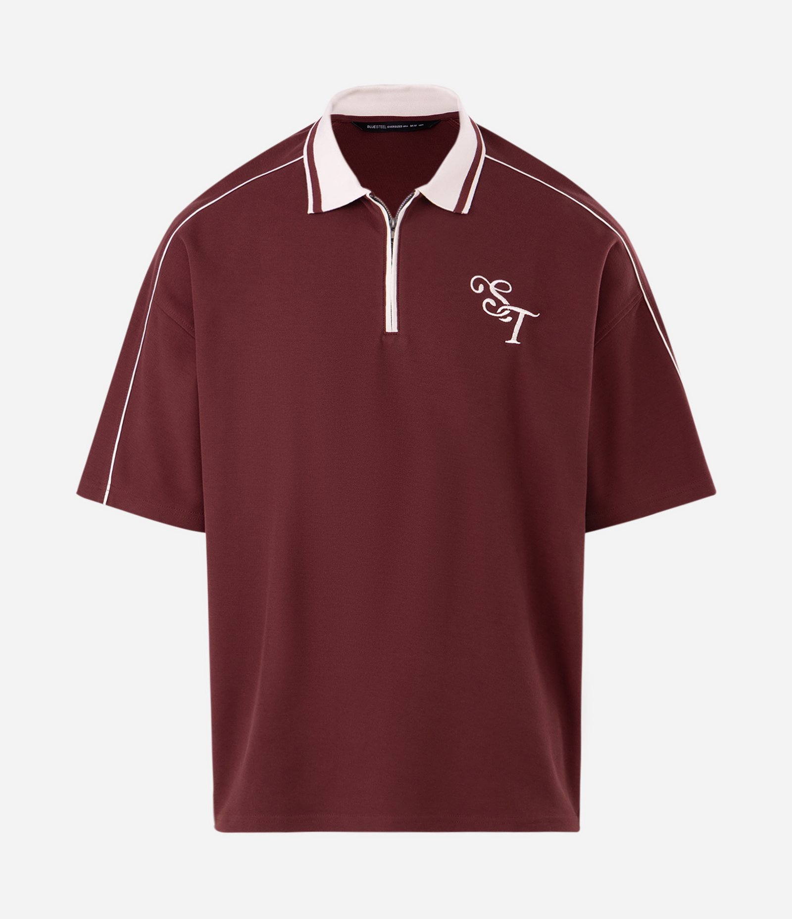 Camiseta Tricô Slim Texturizada Vermelho 5