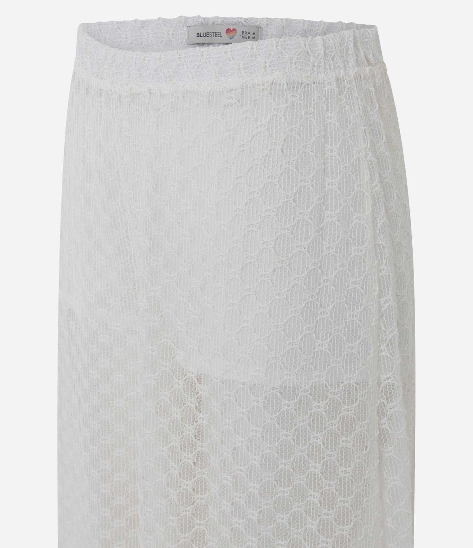 Calça Aladim em Renda com Cós Elástico Branco 3