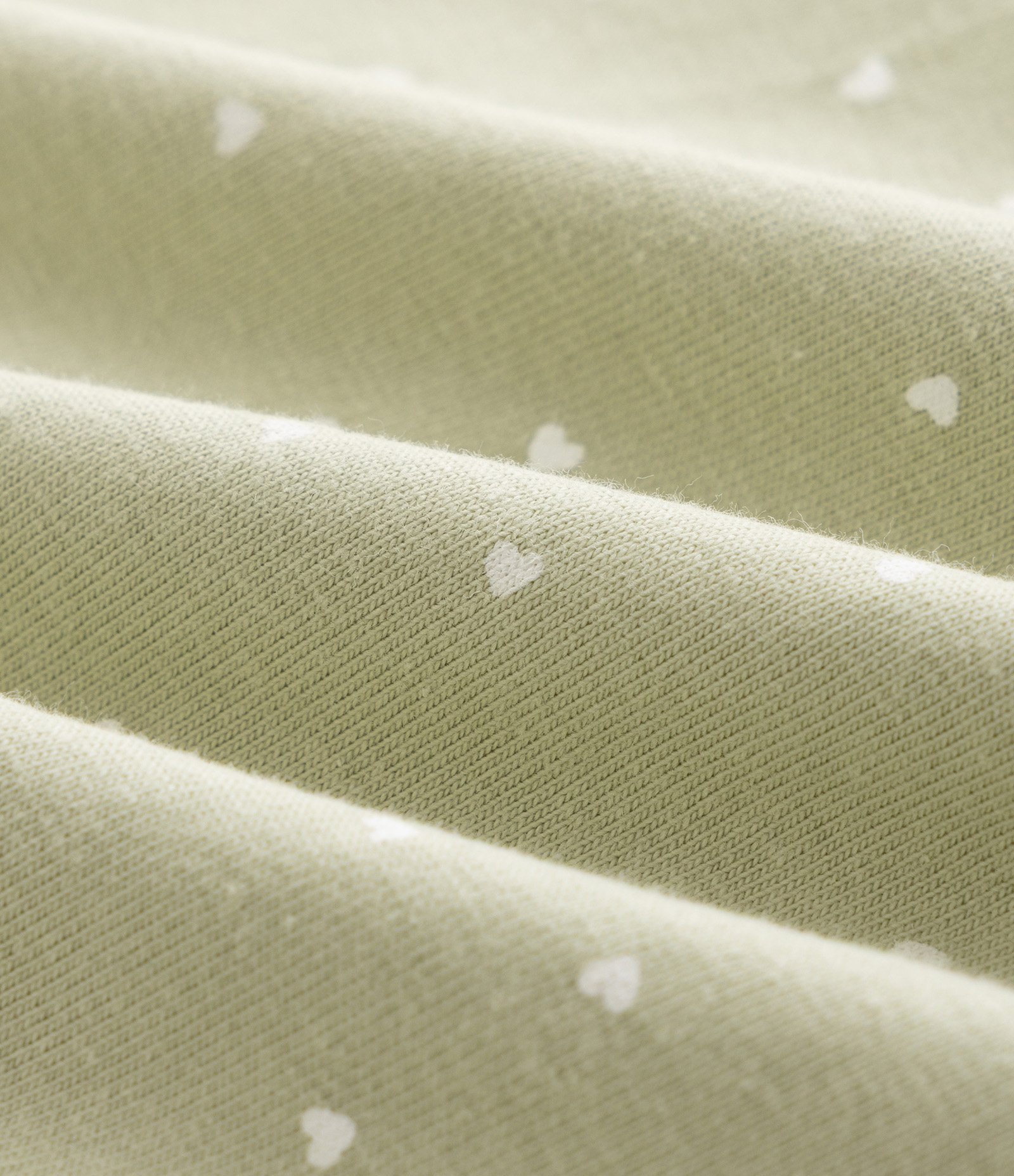 Conjunto Bebê com Bolso de Gatinhos e Corações – Tam 0 a 18 Meses Verde Claro 7