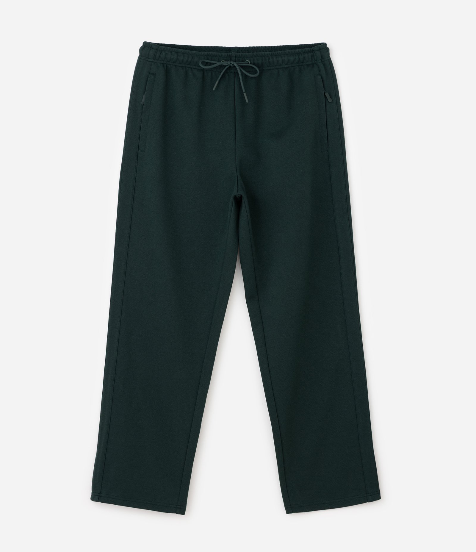 Calça Moletom Reta com Tape Lateral Verde 1