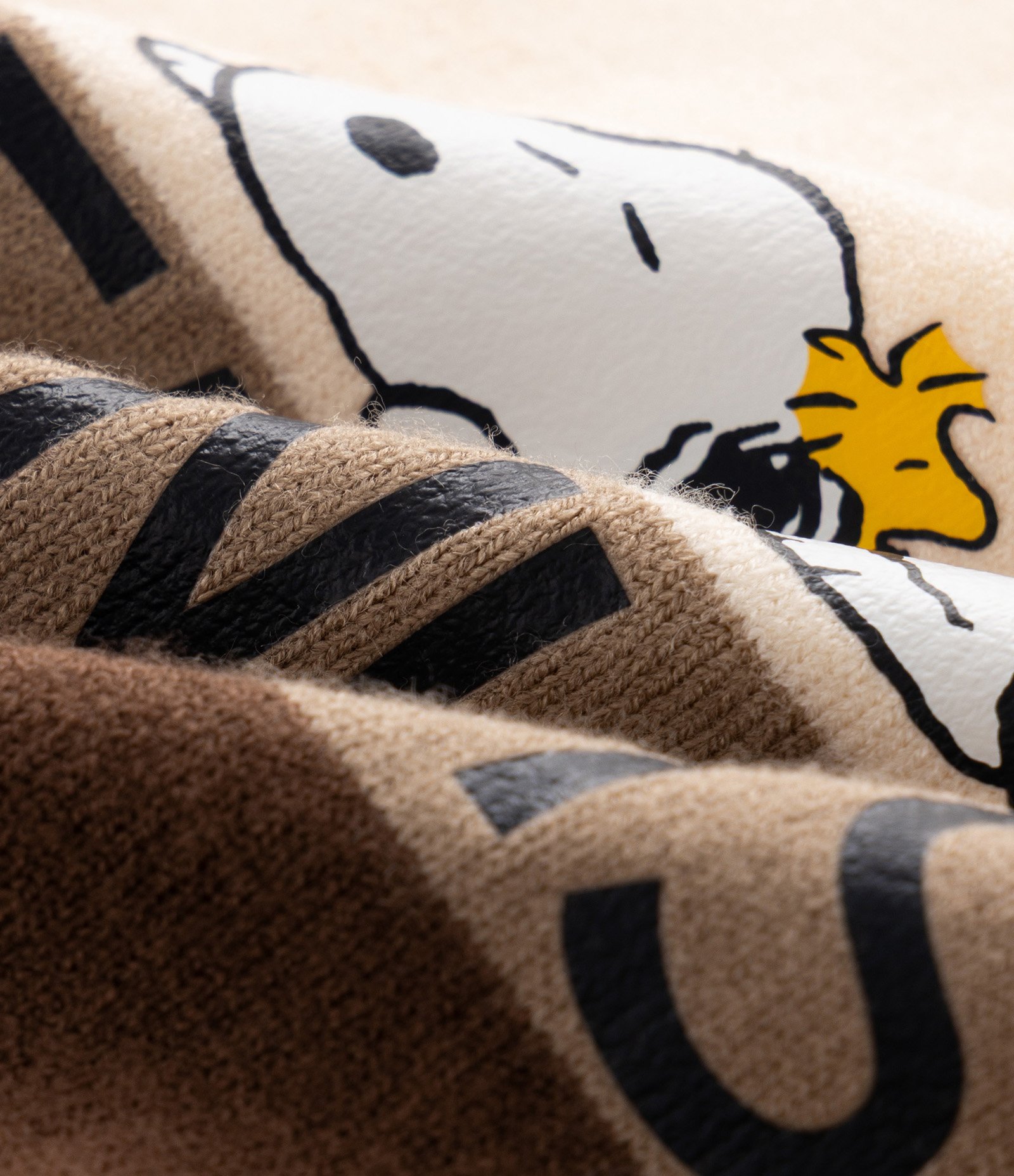 Casaco Infantil com Estampa Snoopy em Bloco de Cor – Tam 1 a 6 Anos Bege/Marrom 4