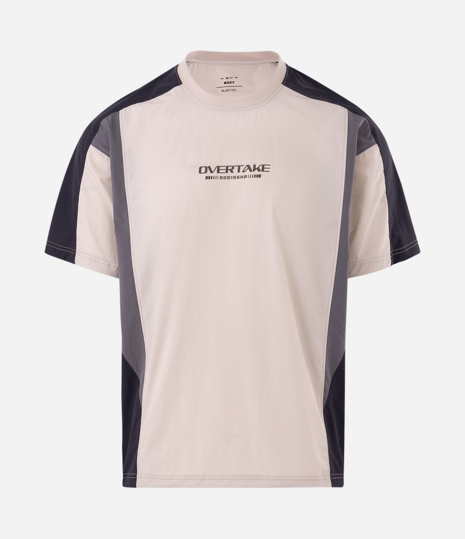 Camiseta Boxy em Poliamida com Recortes Contrastantes Verde 5