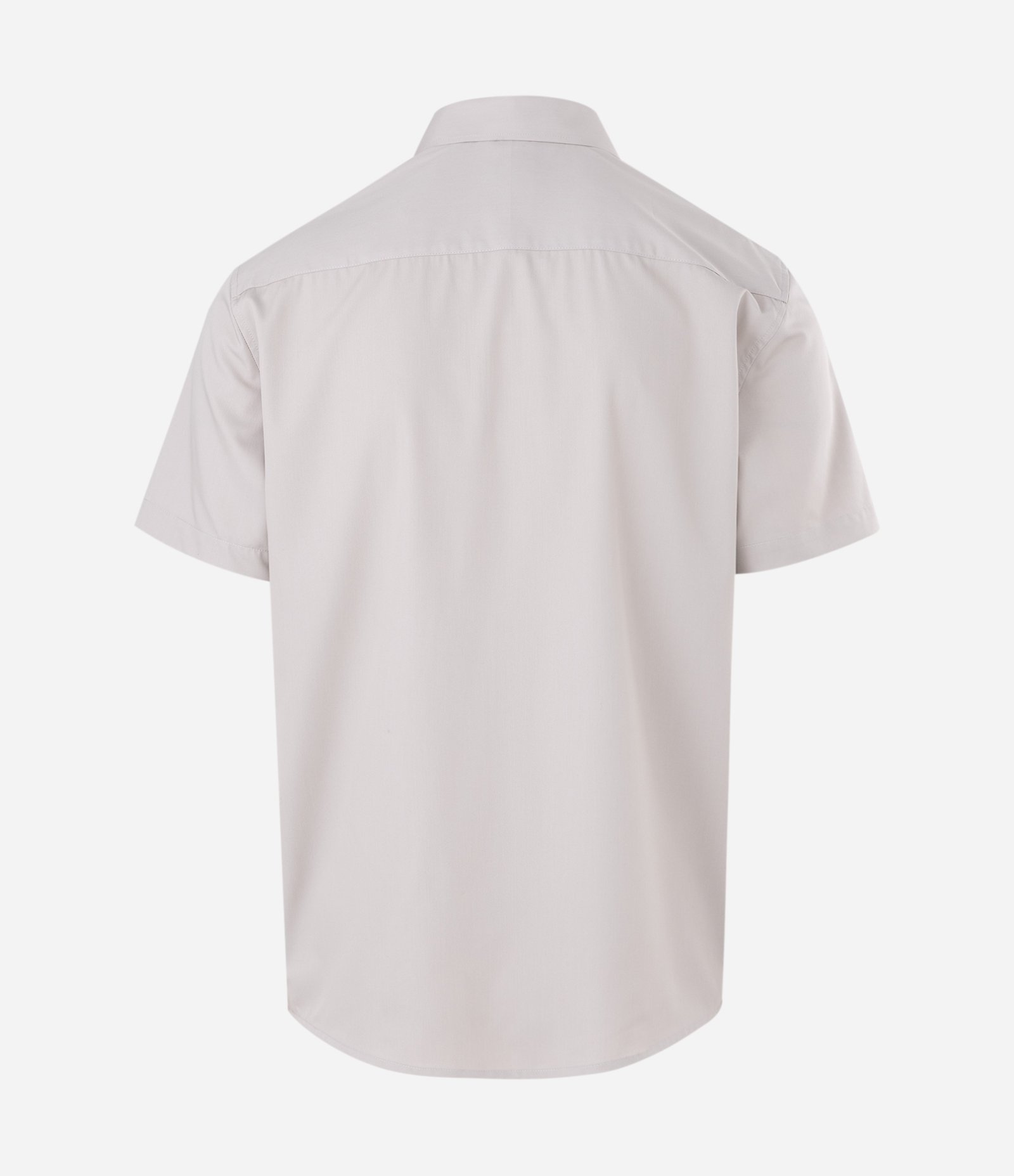 Camisa Slim em Fibra de Bambu Cinza Claro 6