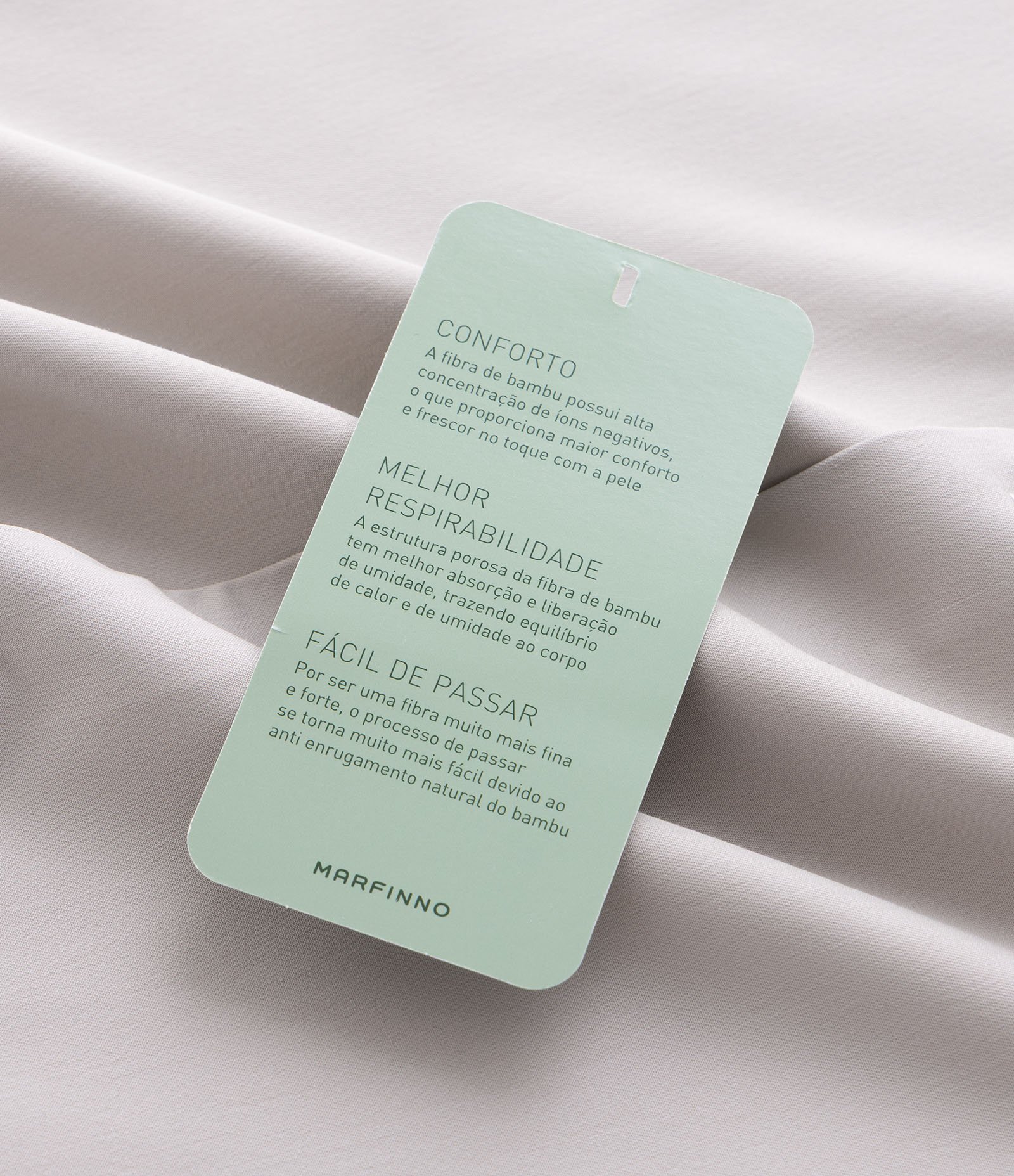 Camisa Slim em Fibra de Bambu Cinza Claro 8