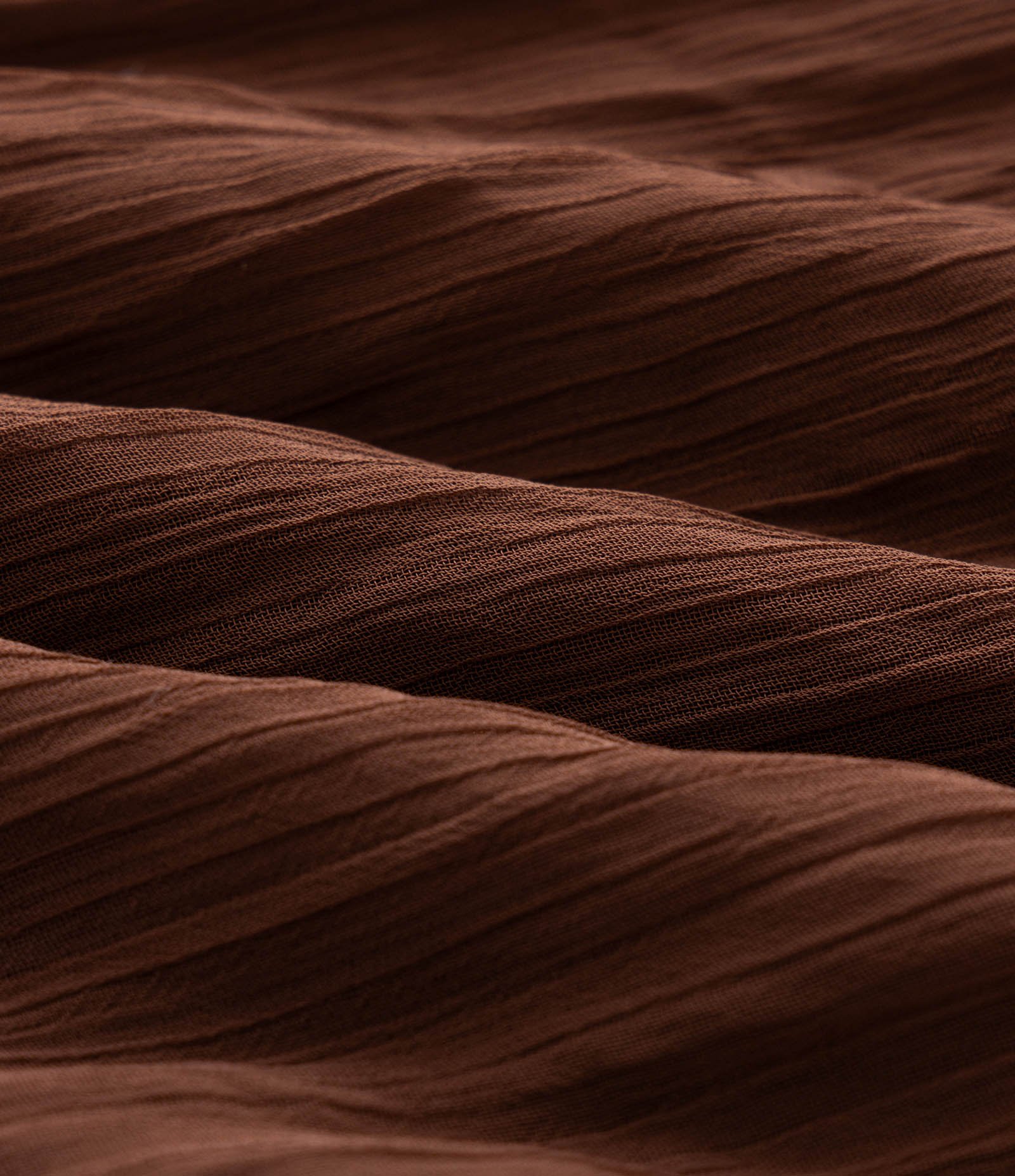 Saia Midi com Tassel e Plissada Curve & Plus Size Marrom 3