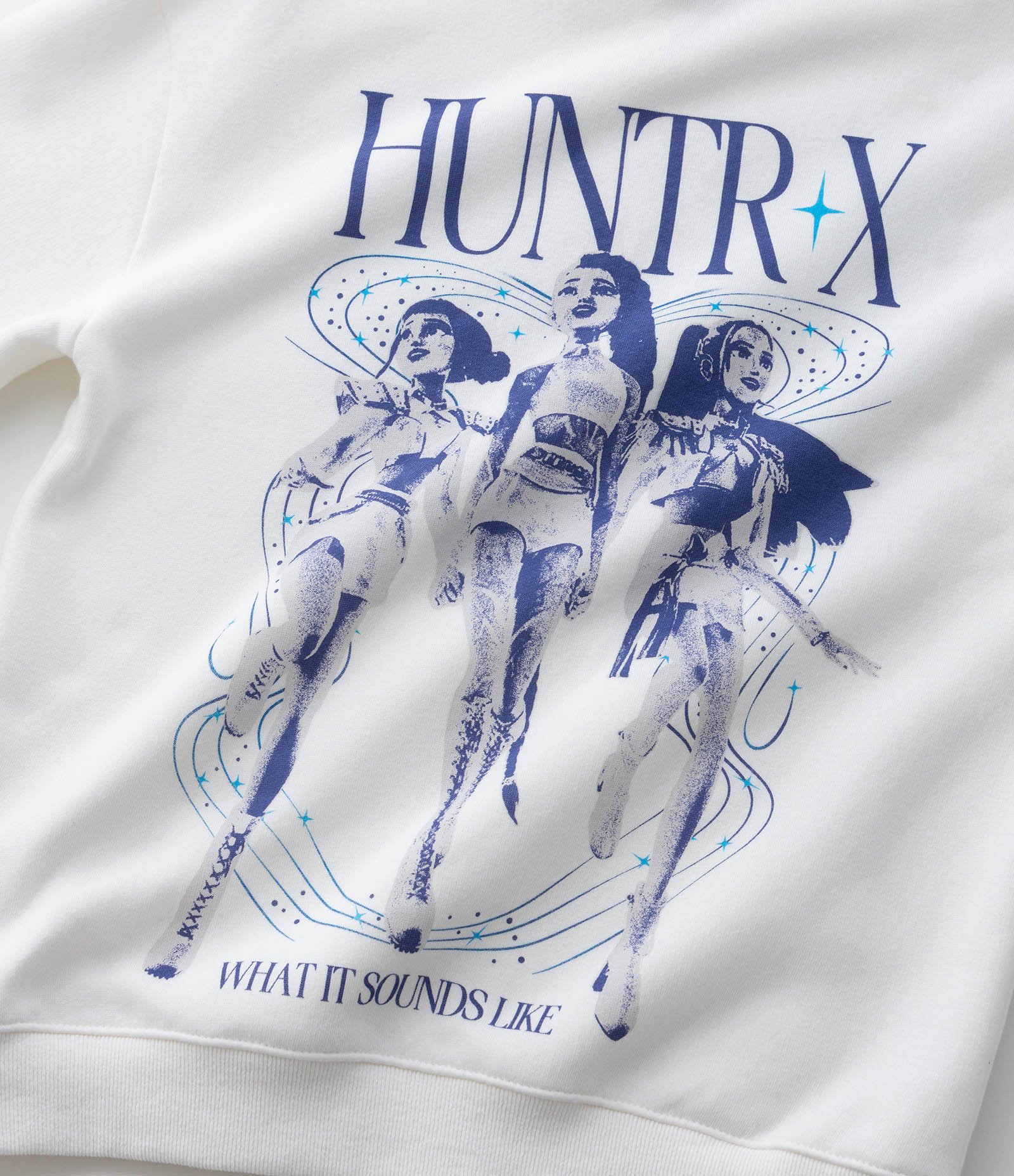 Casaco Infantil Oversized com Estampa Huntrix – Tam 5 a 14 Anos Off White 7