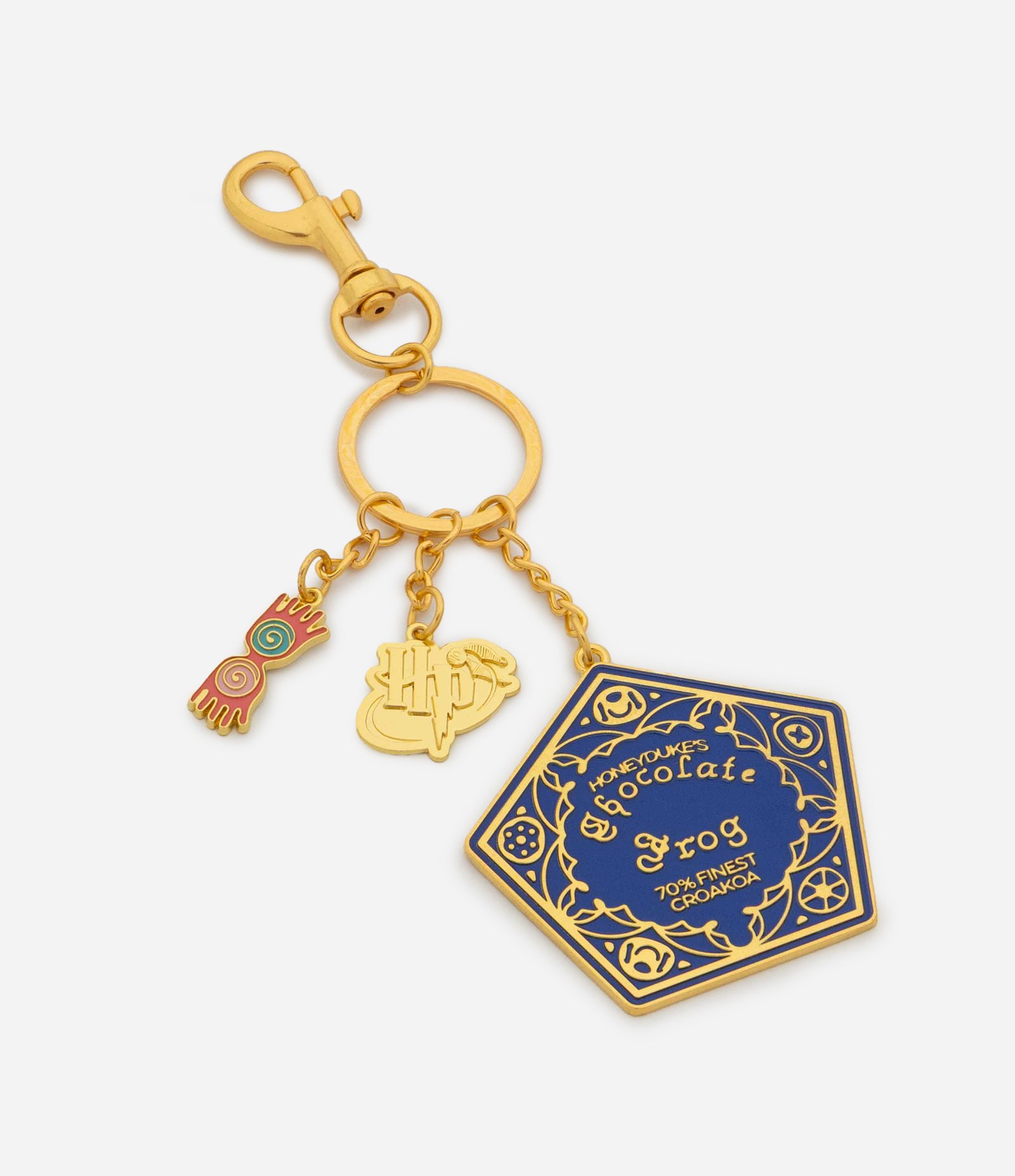 Chaveiro em Metal com Pingentes Harry Potter Azul 3